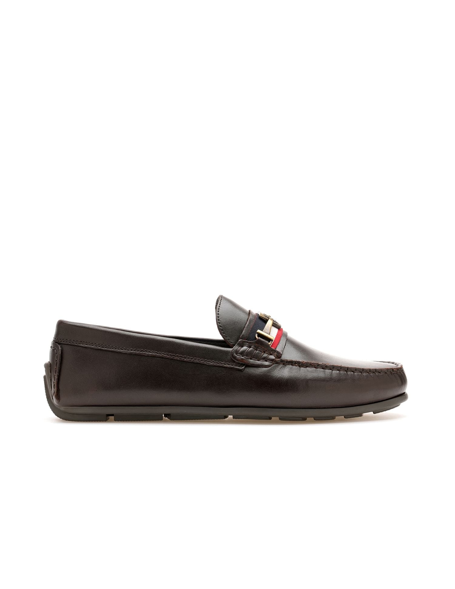 Men Patra Solid Loafers Brown - U.S. POLO ASSN. | Large