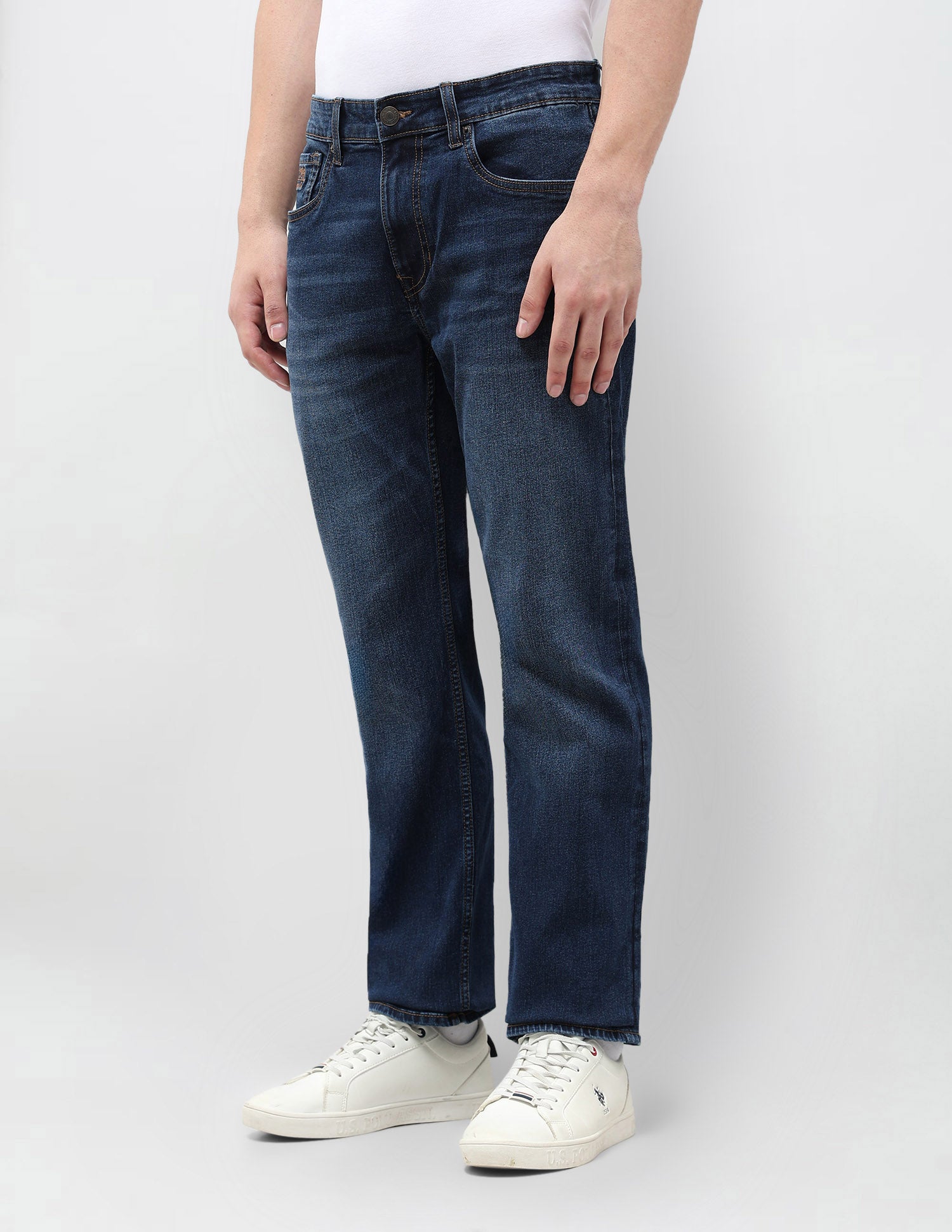 Harold Slim Straight Fit Blue Jeans Indigo - U.S. Polo Assn. India | Large