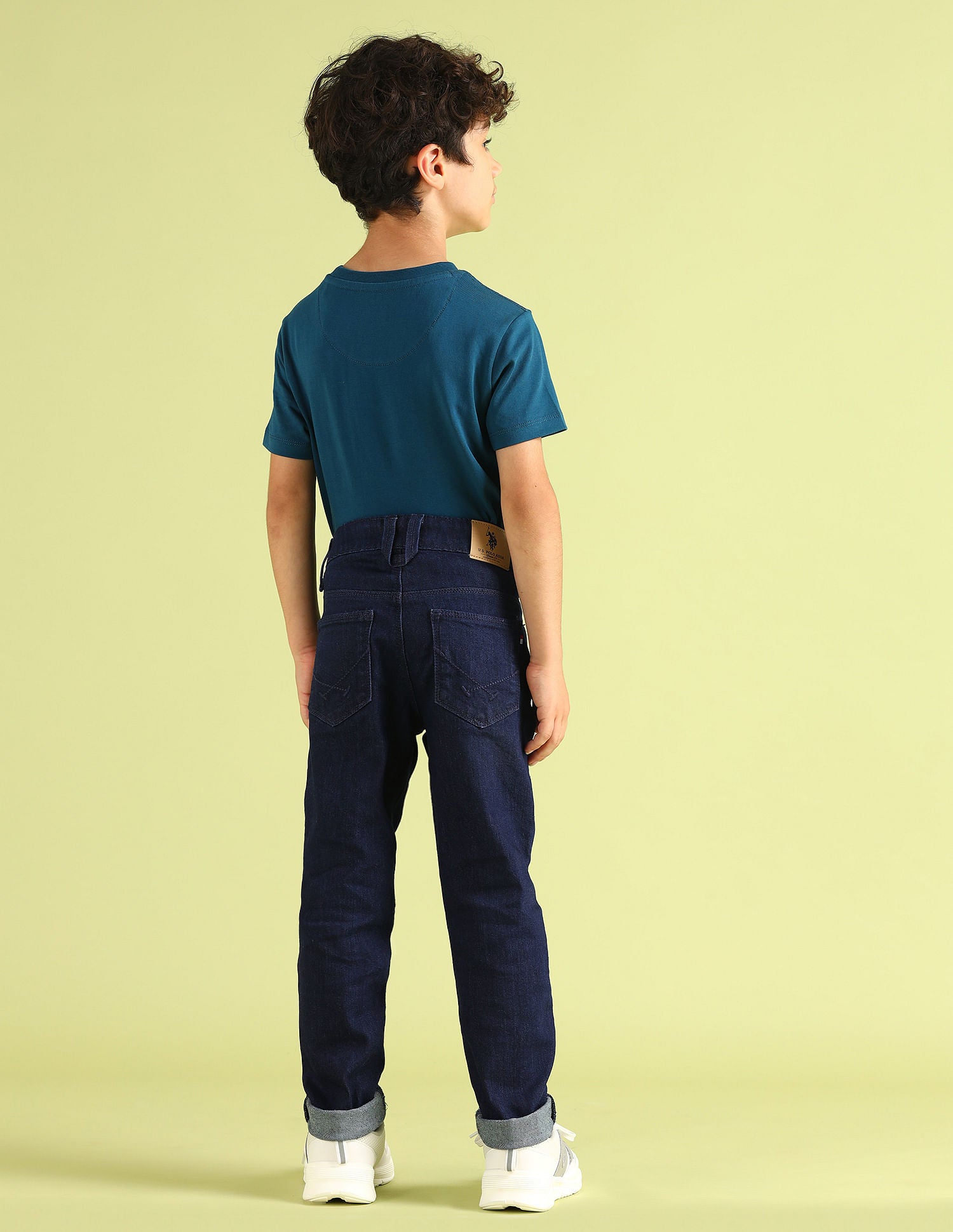 Boys Slim Fit Blue Jeans Blue - U.S. POLO ASSN. | Large