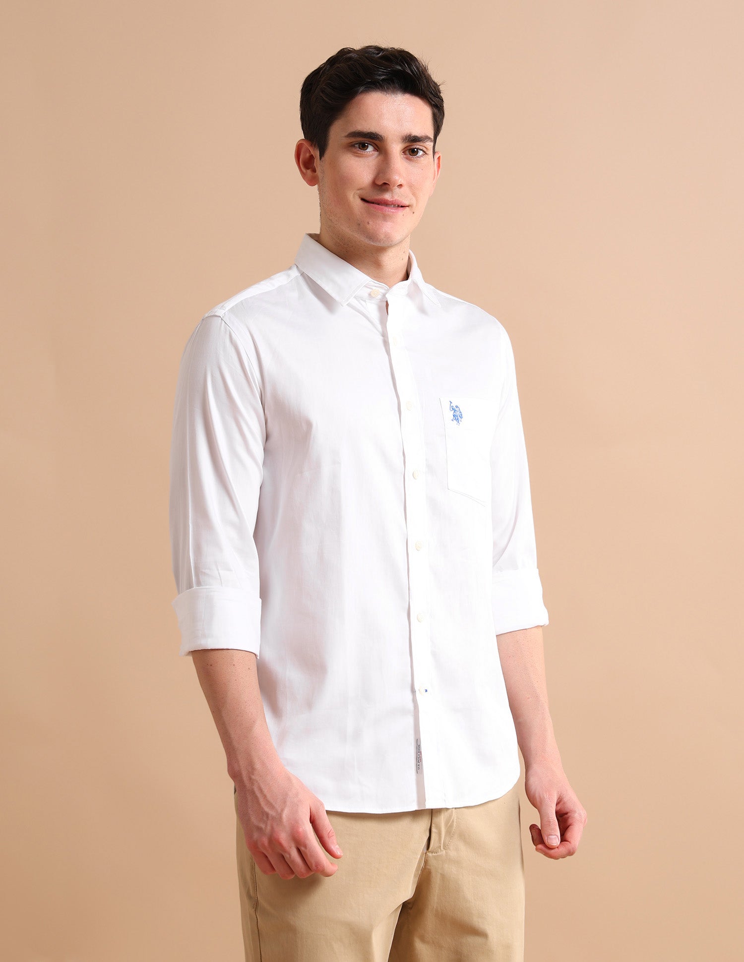 Evening Satin Shirt White - U.S. POLO ASSN. | Large
