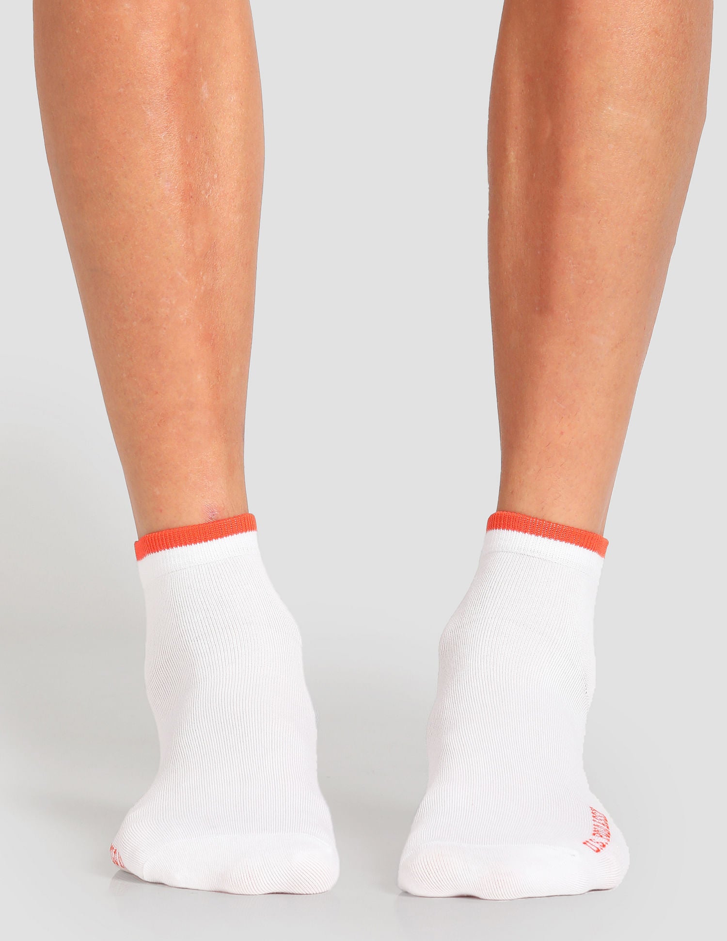 Ankle Length Stretch ES003 Socks - Pack Of 3 White - U.S. POLO ASSN. | Large