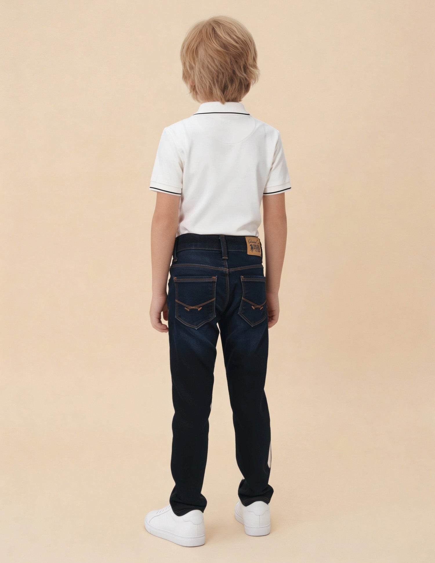 Slim Fit Mid Rise Jeans Dark Blue - U.S. Polo Assn. India | Large