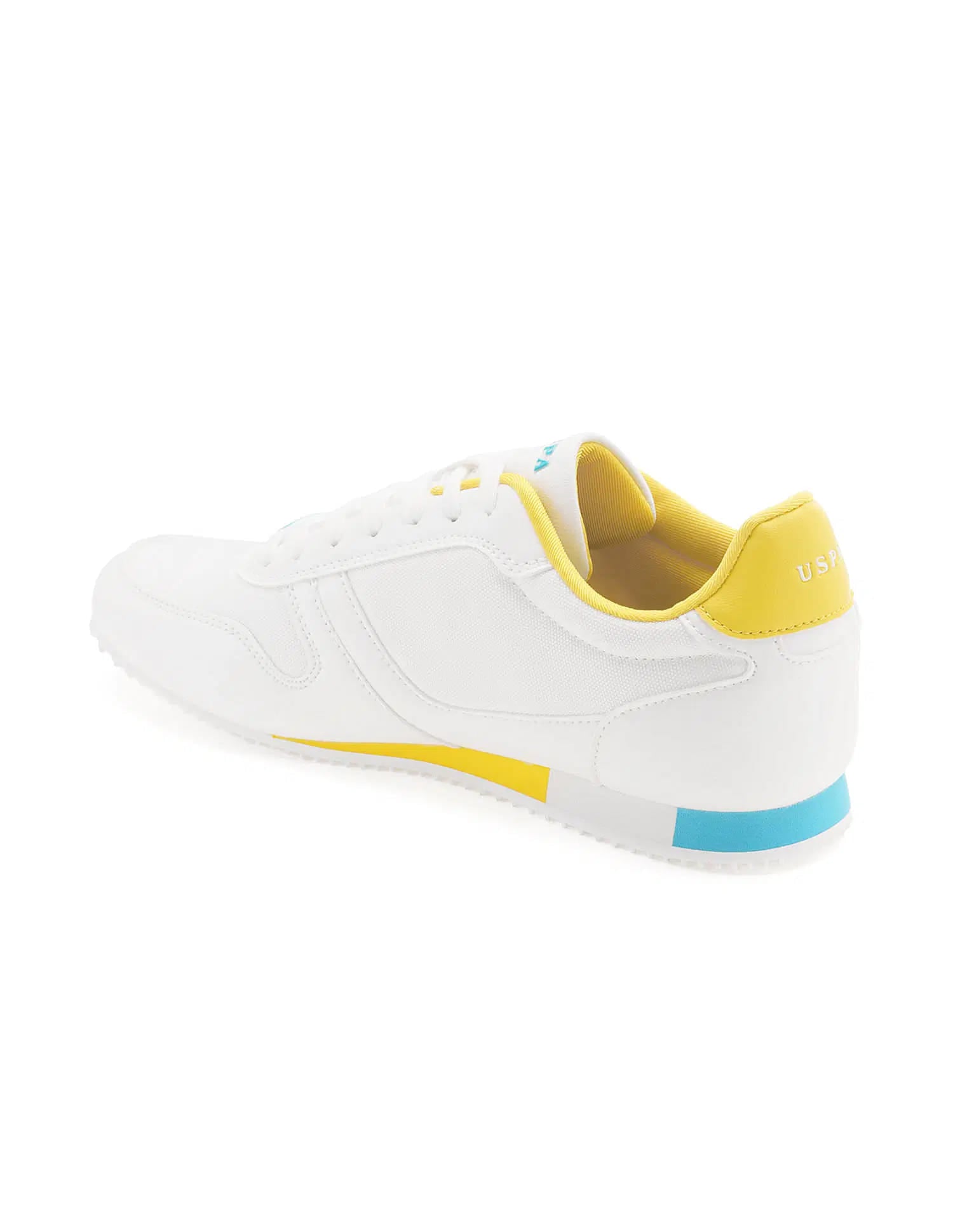 Colour Blocked Clemt 4.0 Sneakers White - U.S. Polo Assn. India | Large