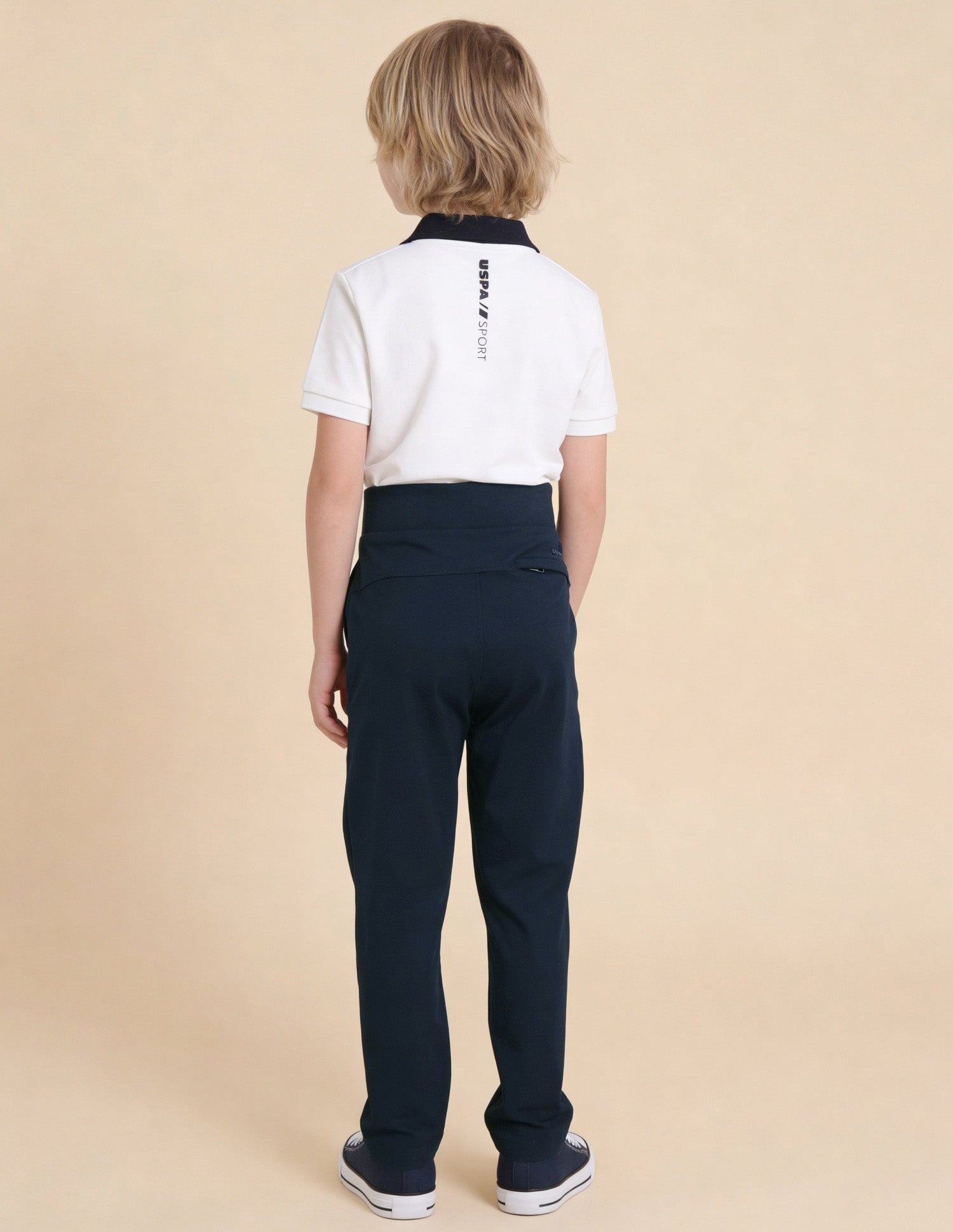 Mid rIse Regular Fit Track Pants Navy - U.S. Polo Assn. India | Large