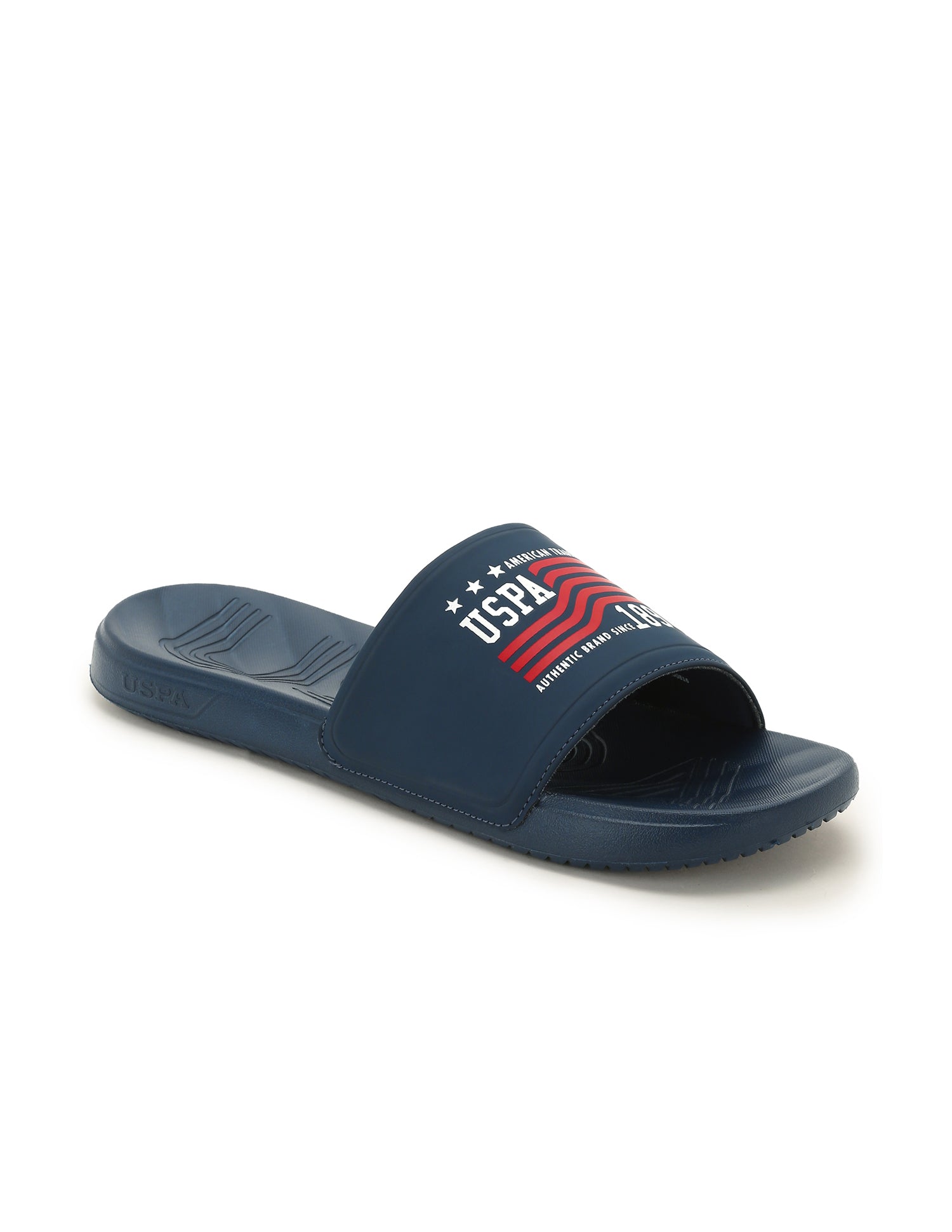 Men Axer Open Toe Slippers Navy - U.S. Polo Assn. India | Large