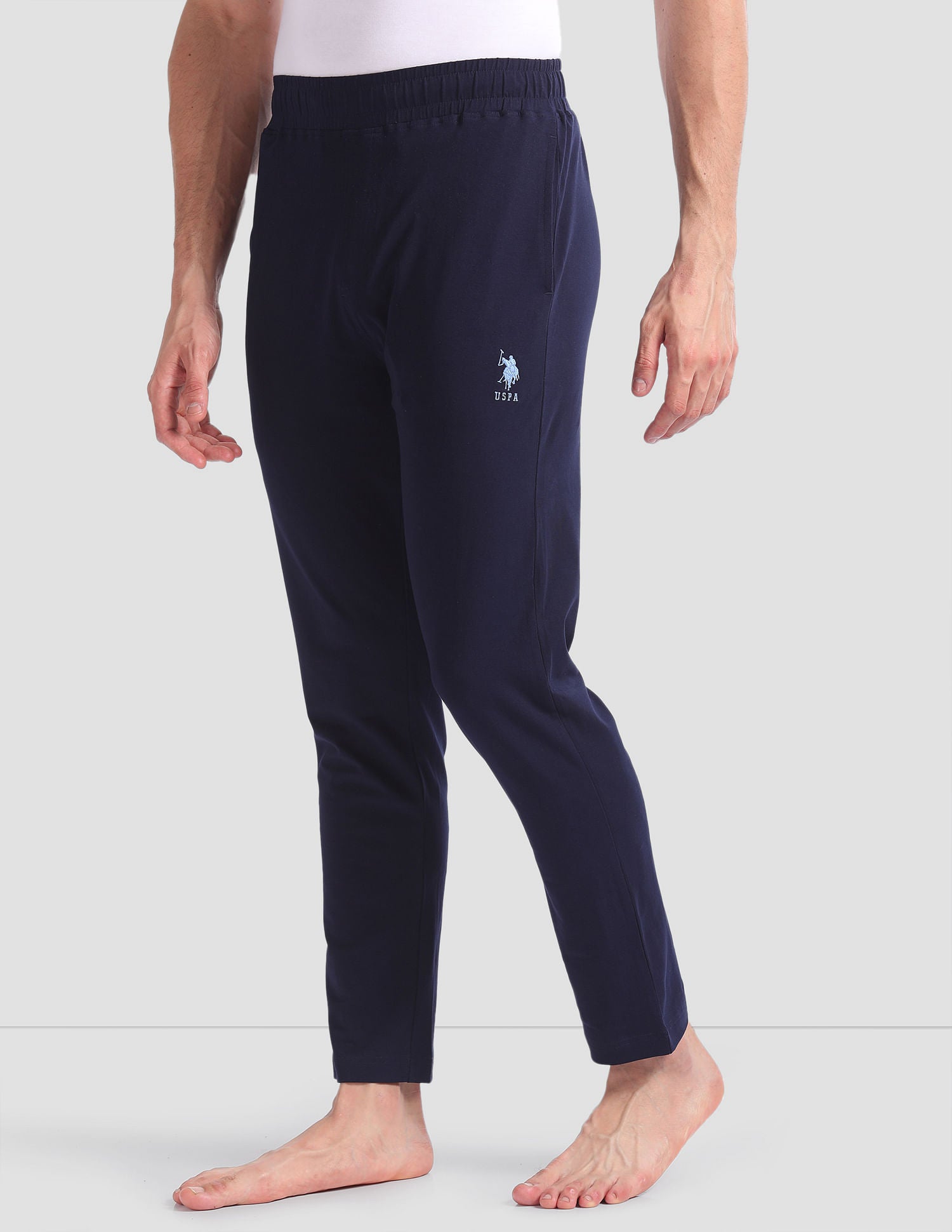 Cotton Stretch OELP1 Lounge Track Pants - Pack Of 1 Navy - U.S. POLO ASSN. | Large