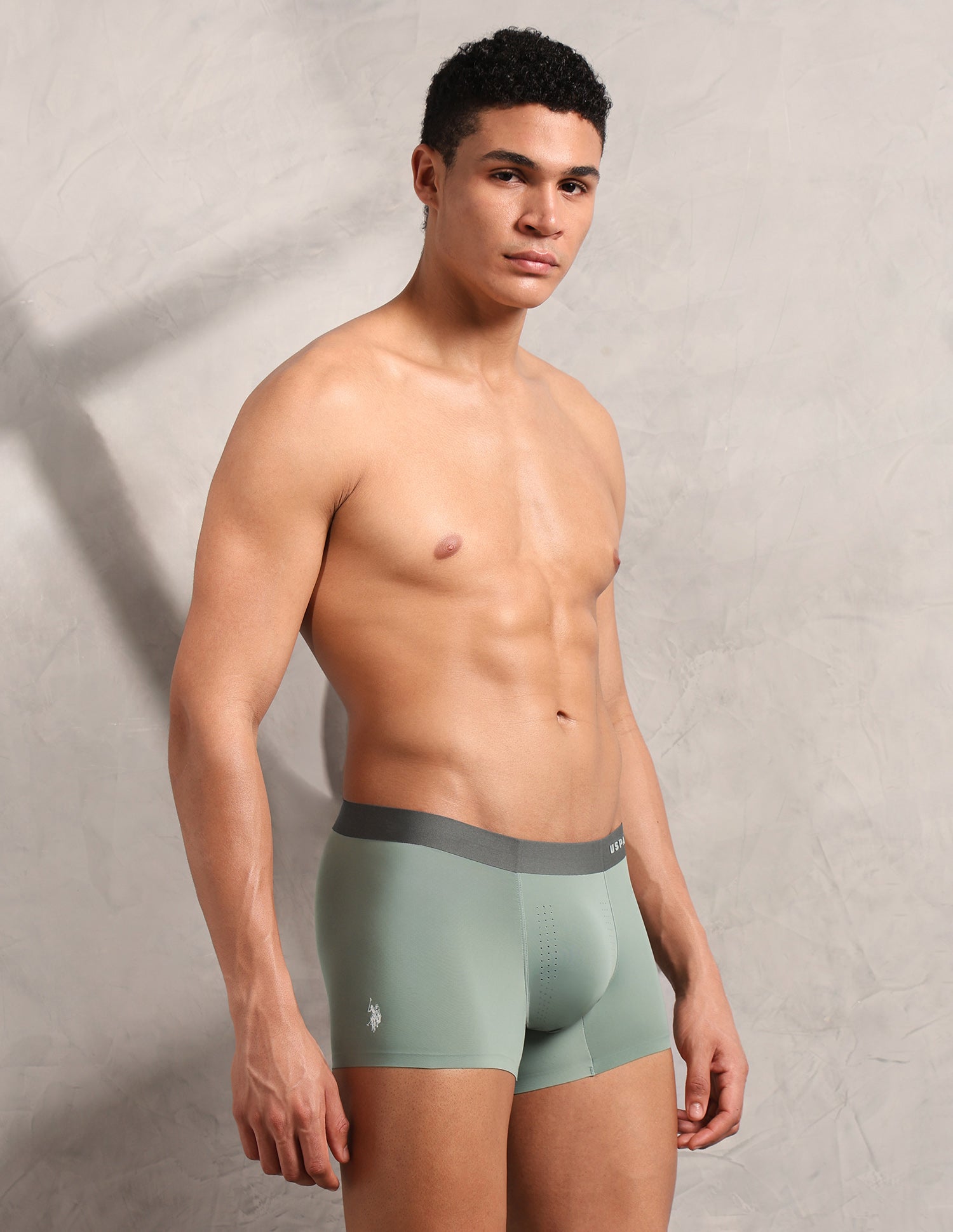Ultra Light Perforated RT010 Seamless Trunk Lily Pad - U.S. Polo Assn. India | Large