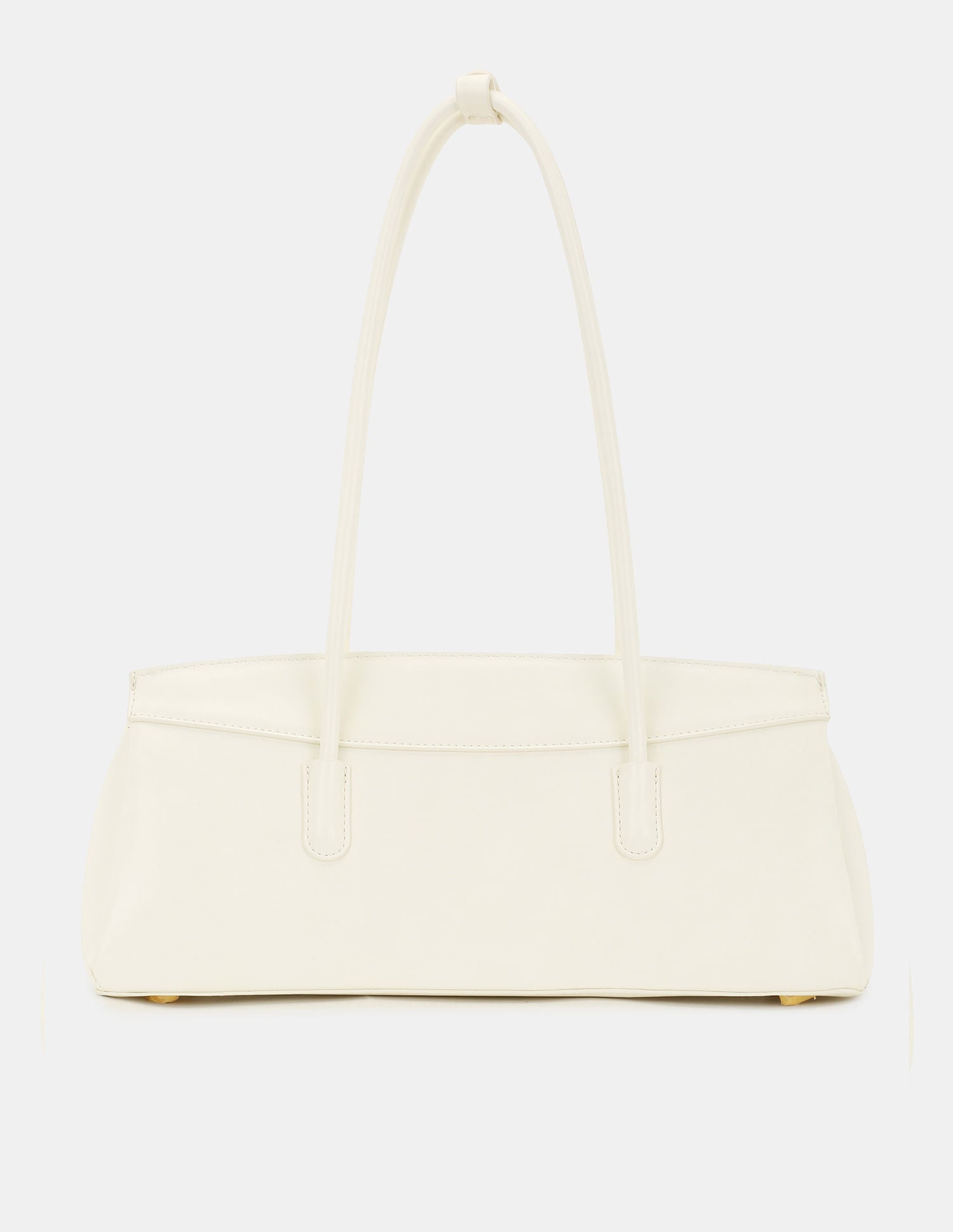 Women Bambi Shoulder Bag with Dual Compartments Off White - U.S. POLO ASSN. | Large