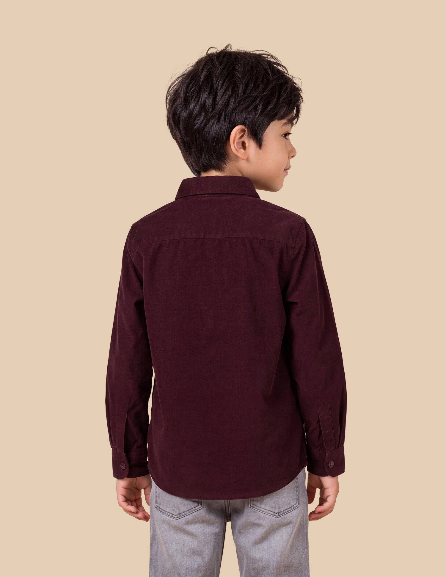 Corduroy Regular Fit Shirt Red - U.S. Polo Assn. India | Large