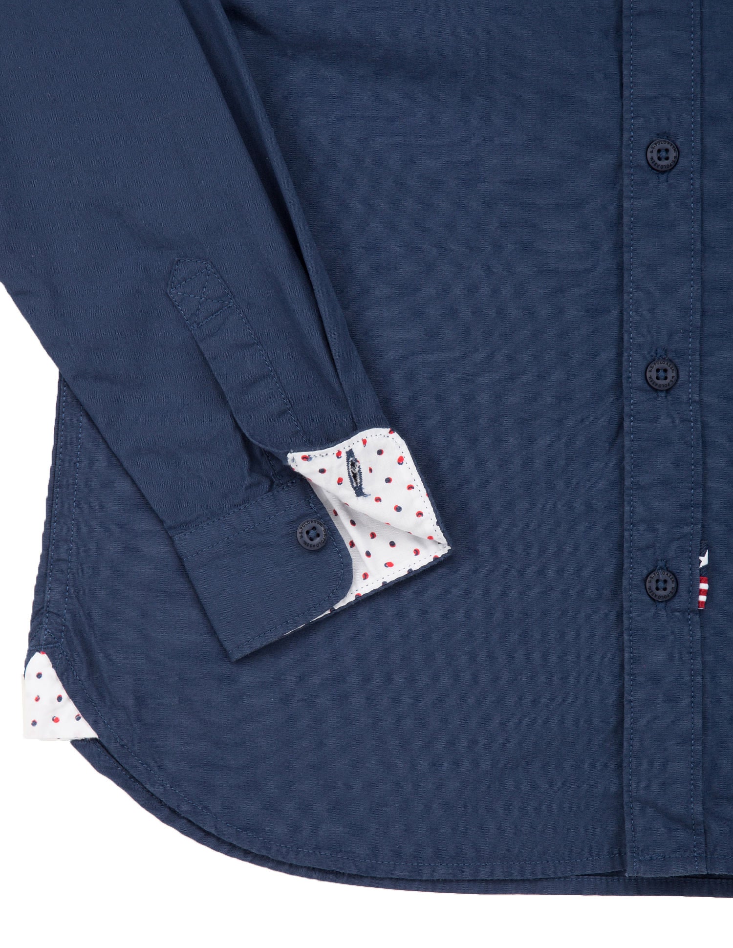 Boys Button Down Regular Fit Shirt Navy - U.S. POLO ASSN. | Large