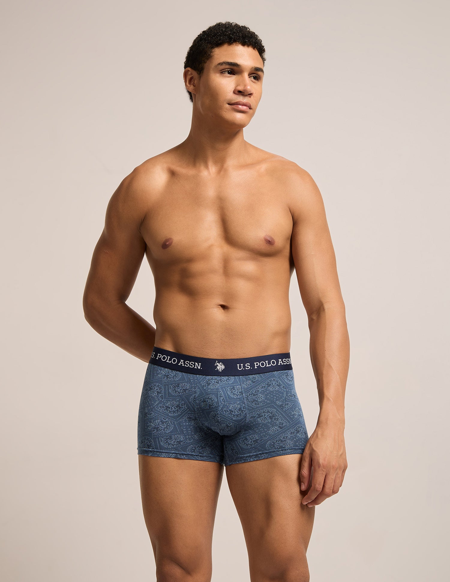 All Day Breathable OET26 Trunks - Pack of 3 Navy|Black|Navy - U.S. Polo Assn. India | Large
