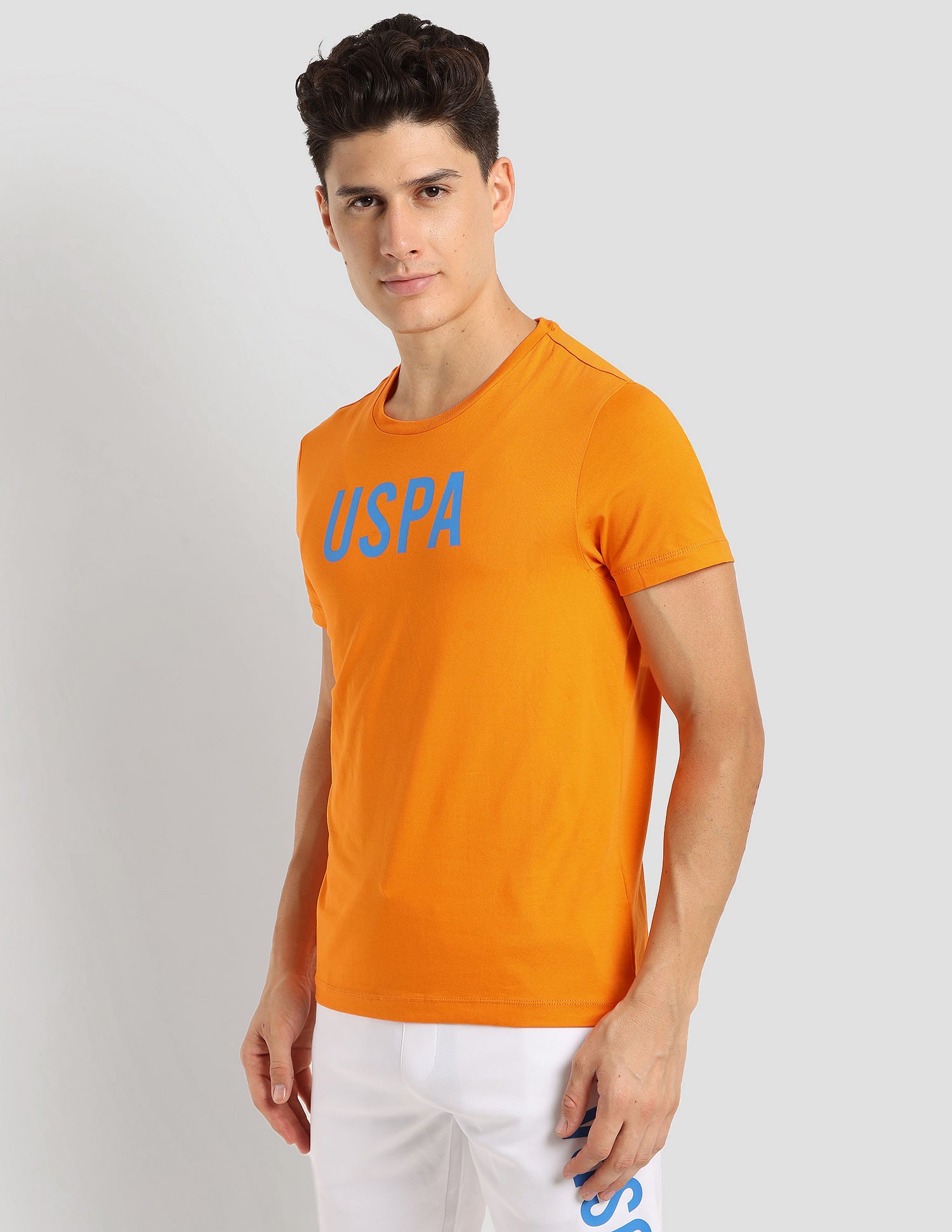 Durable Athletic T-Shirt Orange - U.S. Polo Assn. India | Large