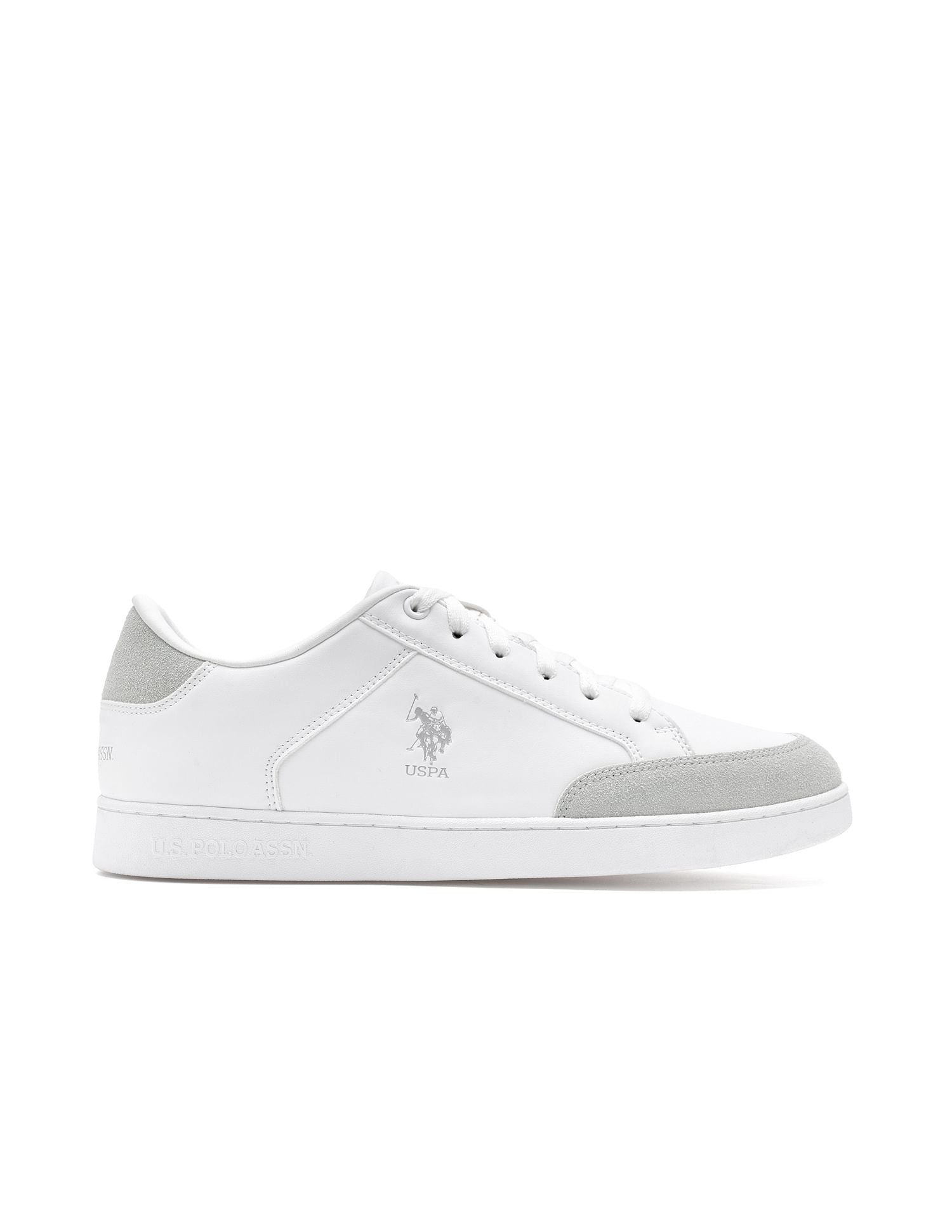Men Vancer Colourblocked Sneakers White - U.S. POLO ASSN. | Large