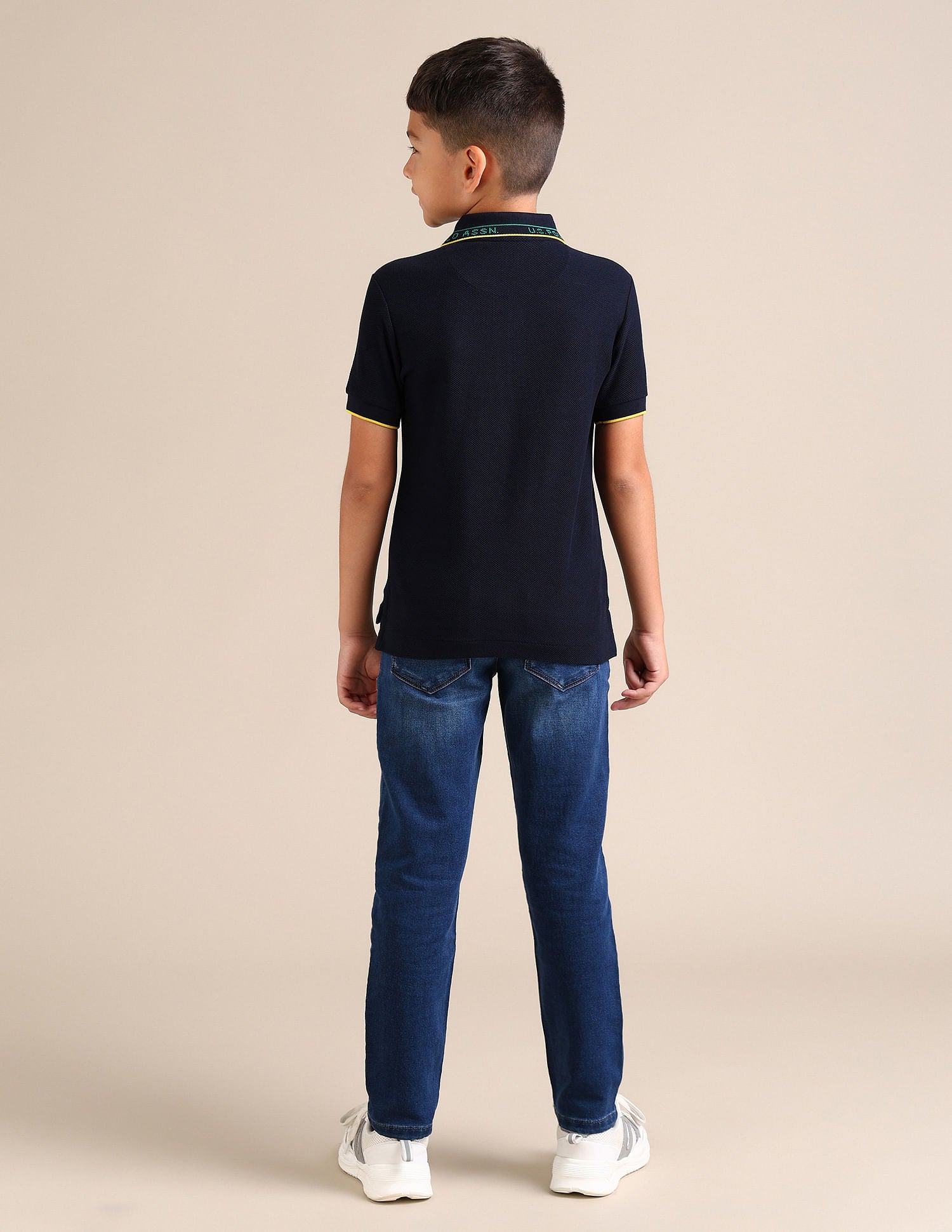 Boys Regular Fit Polo Shirt Blue - U.S. POLO ASSN. | Large