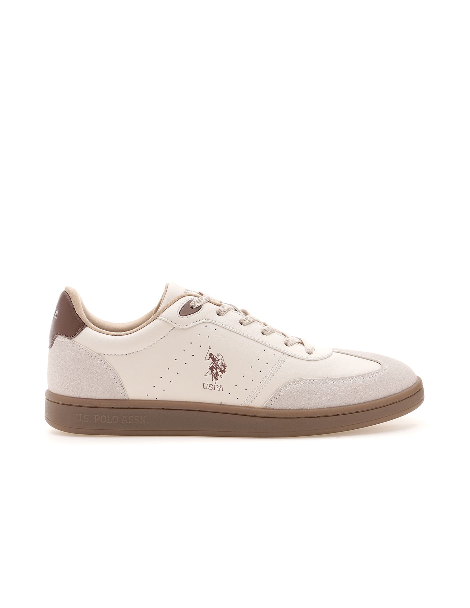 Men Cenik Suede Sneakers Beige - U.S. POLO ASSN. | Large