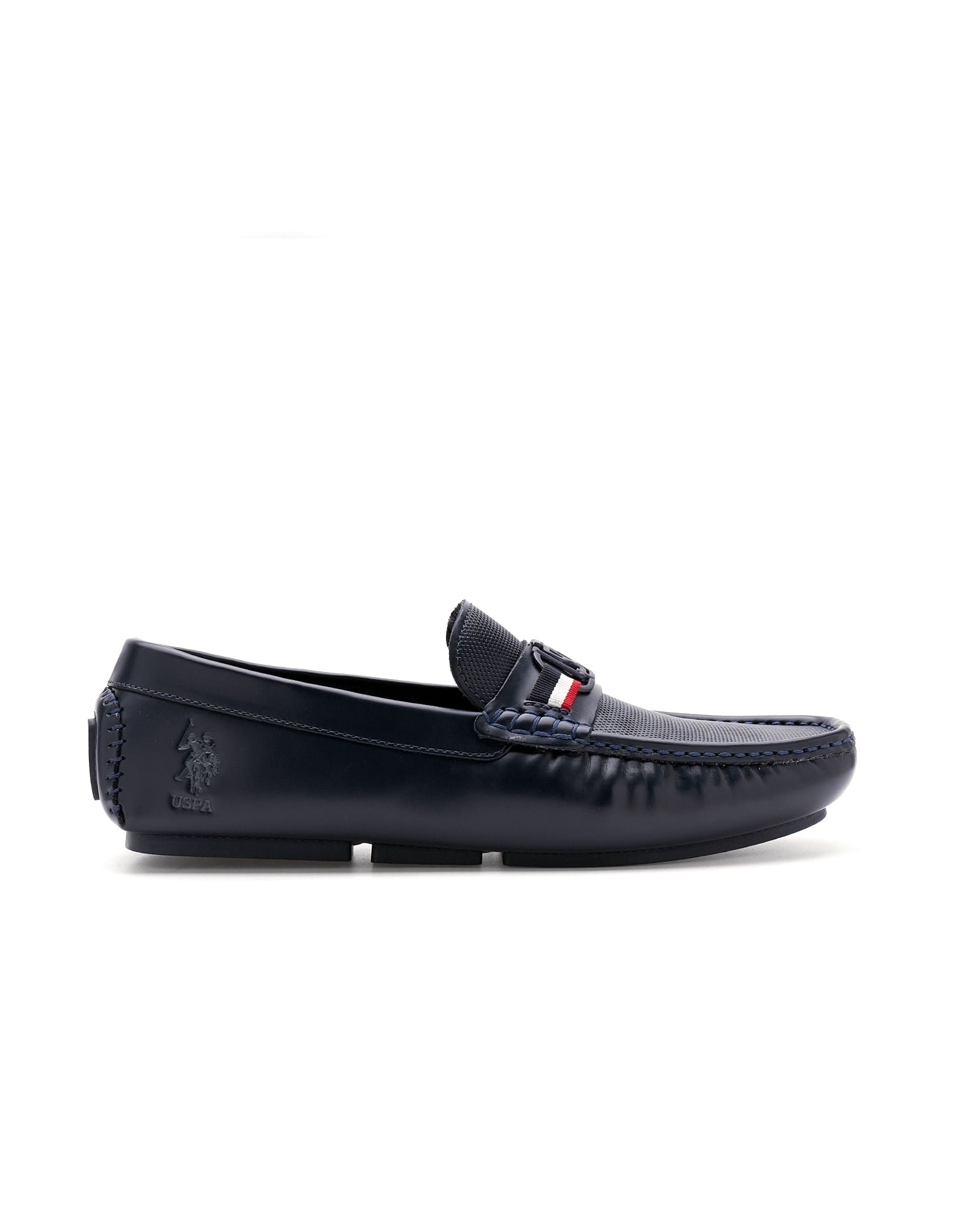 Men Anton Textured Loafer Navy - U.S. POLO ASSN. | Large