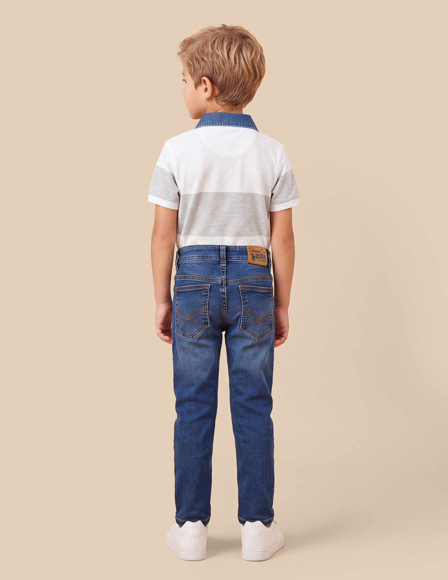 Slim Fit Blue Jeans Dark Blue - U.S. Polo Assn. India | Large