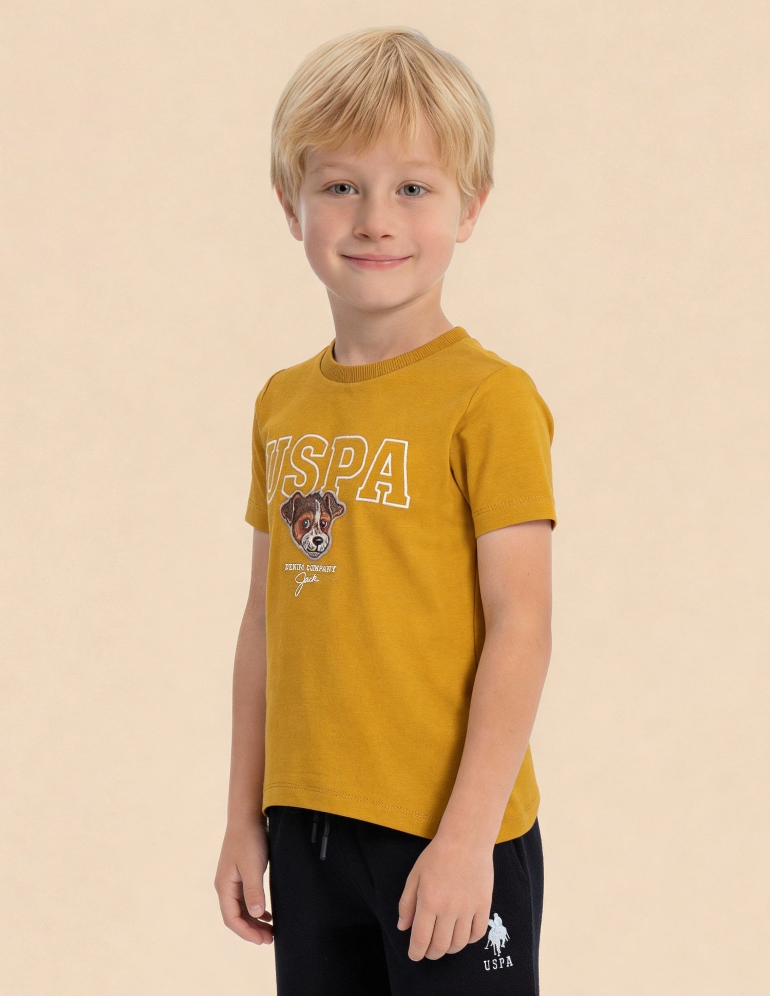 Graphic Printed Regular Fit T-Shirt Yellow - U.S. Polo Assn. India | Large
