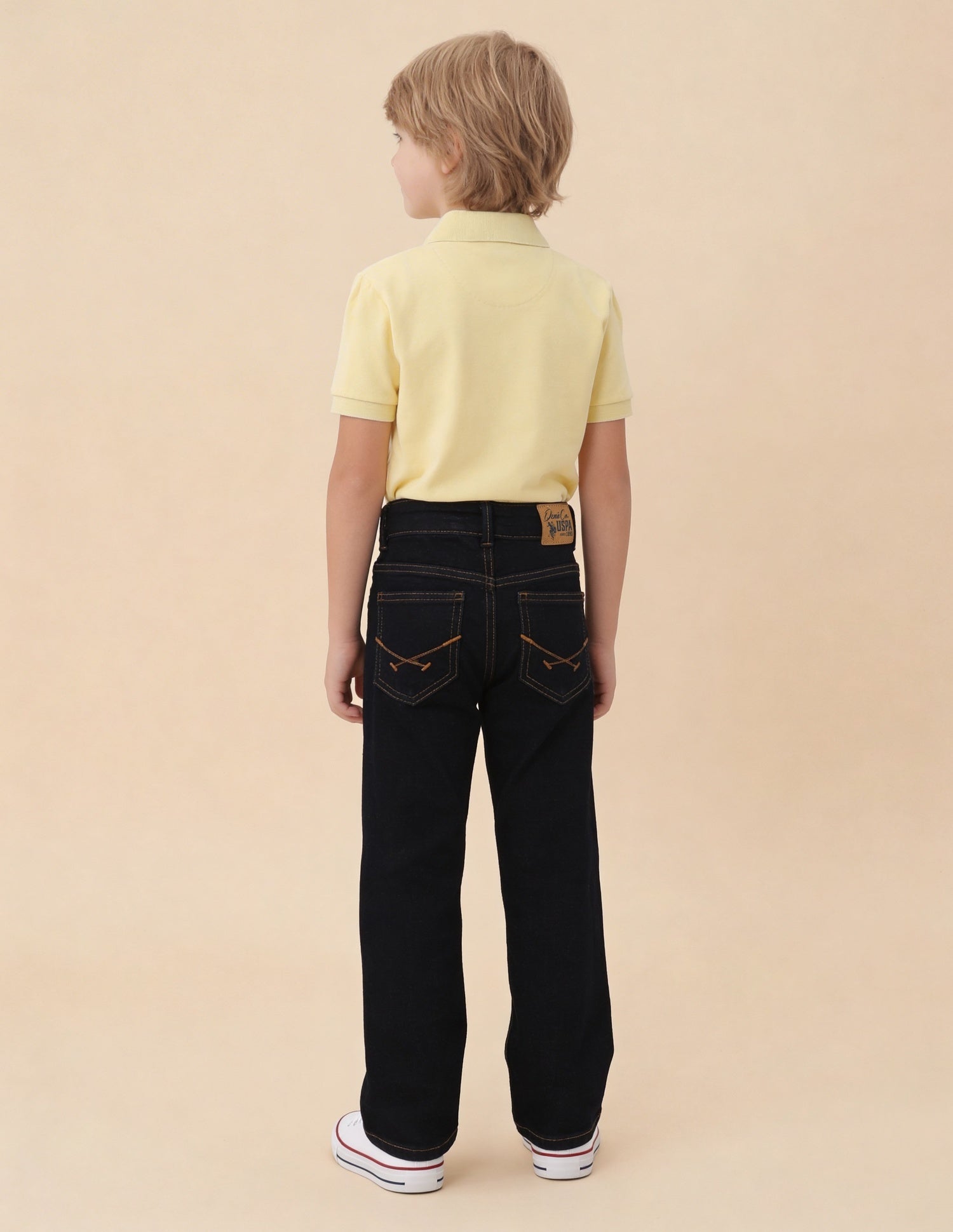 Relaxed Fit Blue Jeans Dark Blue - U.S. Polo Assn. India | Large
