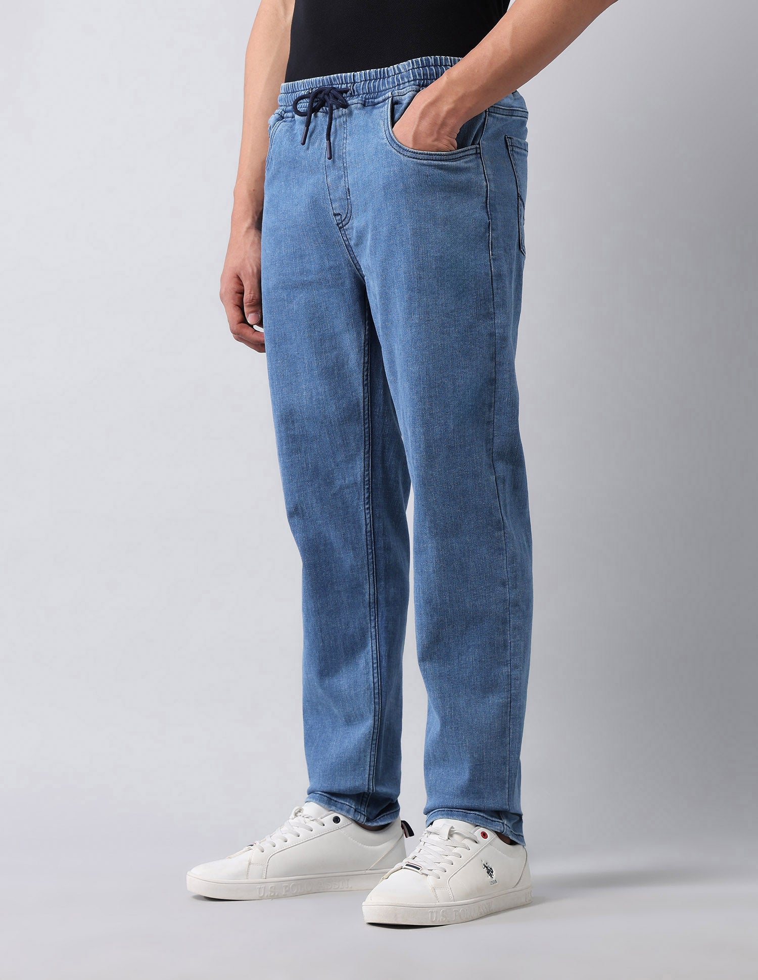 Jogger Regular Fit Blue Jeans Blue - U.S. Polo Assn. India | Large