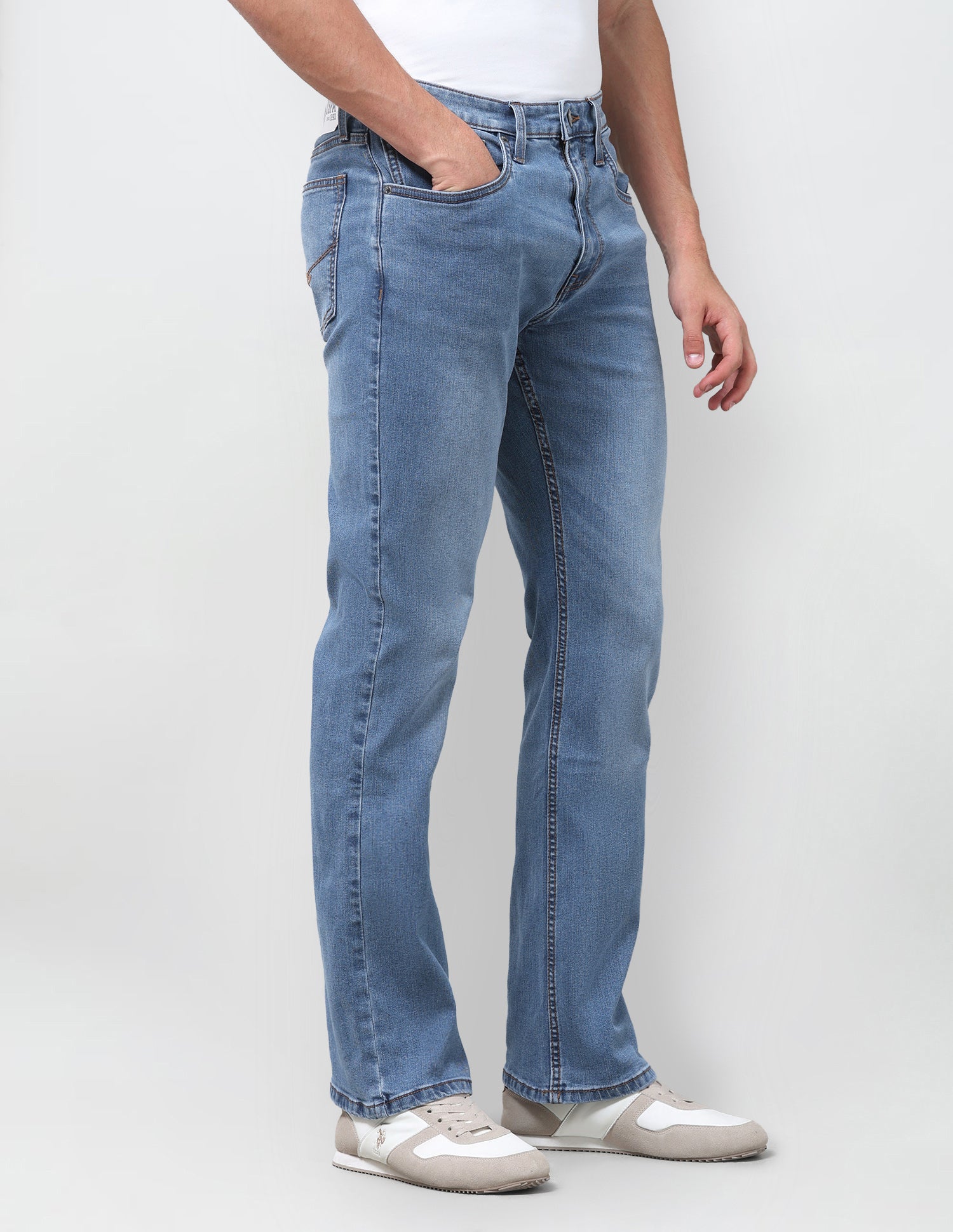 Connor Bootcut Fit Blue Jeans Dark Indigo - U.S. Polo Assn. India | Large