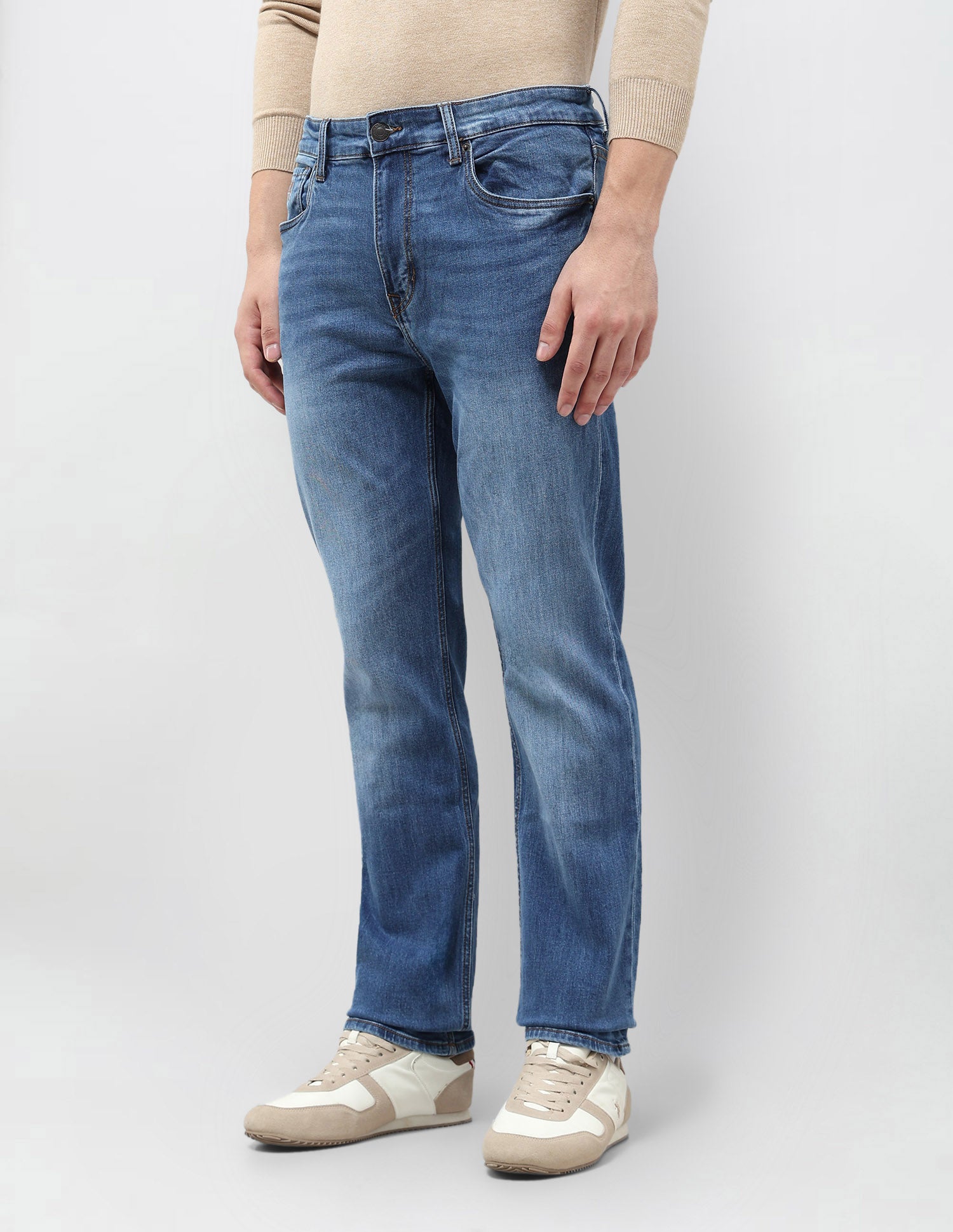 Harold Slim Straight Fit Blue Jeans Indigo - U.S. Polo Assn. India | Large