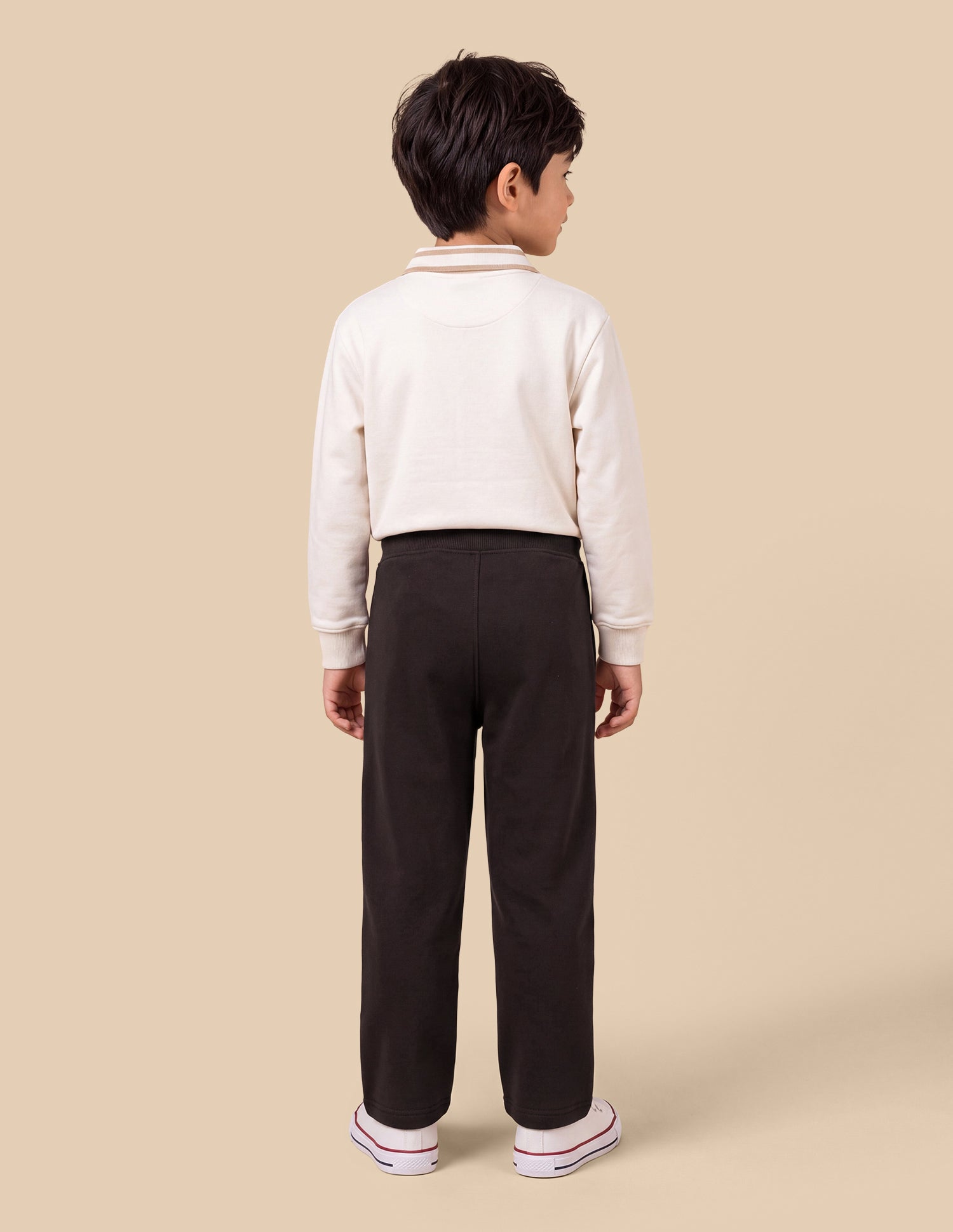 Solid Regular Fit Track Pants Brown - U.S. Polo Assn. India | Large