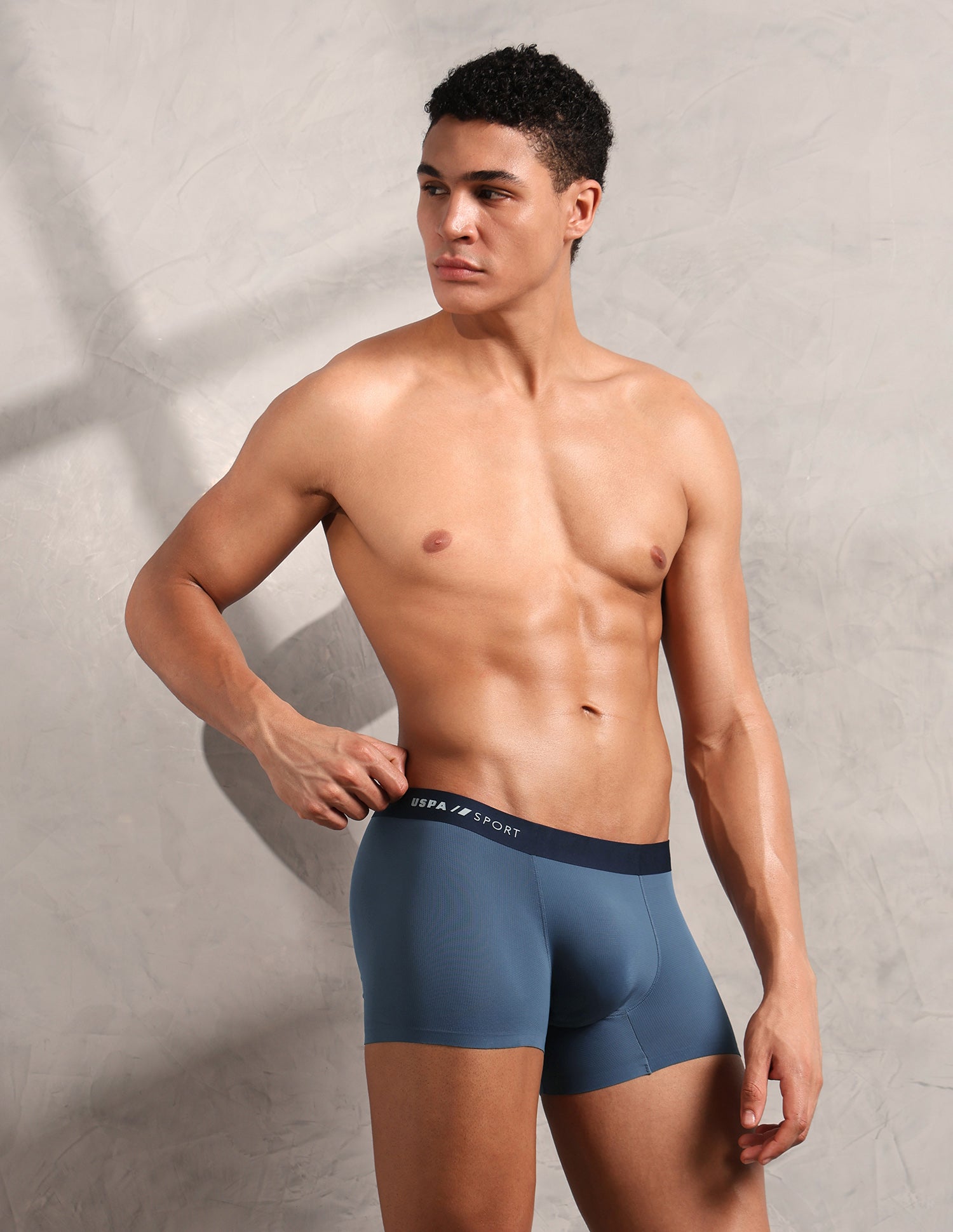 Signature Sports Mesh RT009 Seamless Trunk Vintage Indigo - U.S. Polo Assn. India | Large