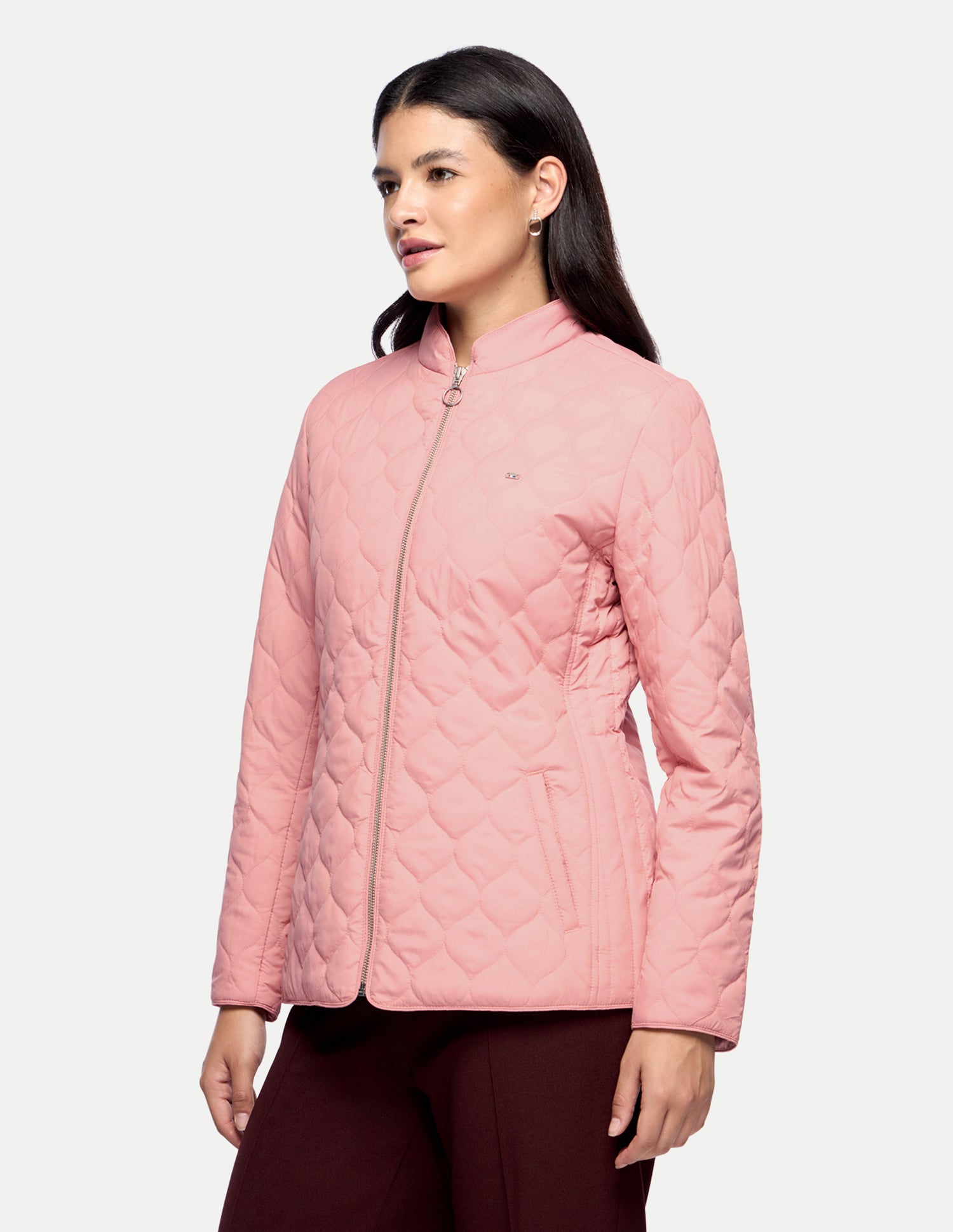 Quilted Regular Fit Puffer Jacket Pink - U.S. Polo Assn. India | Large