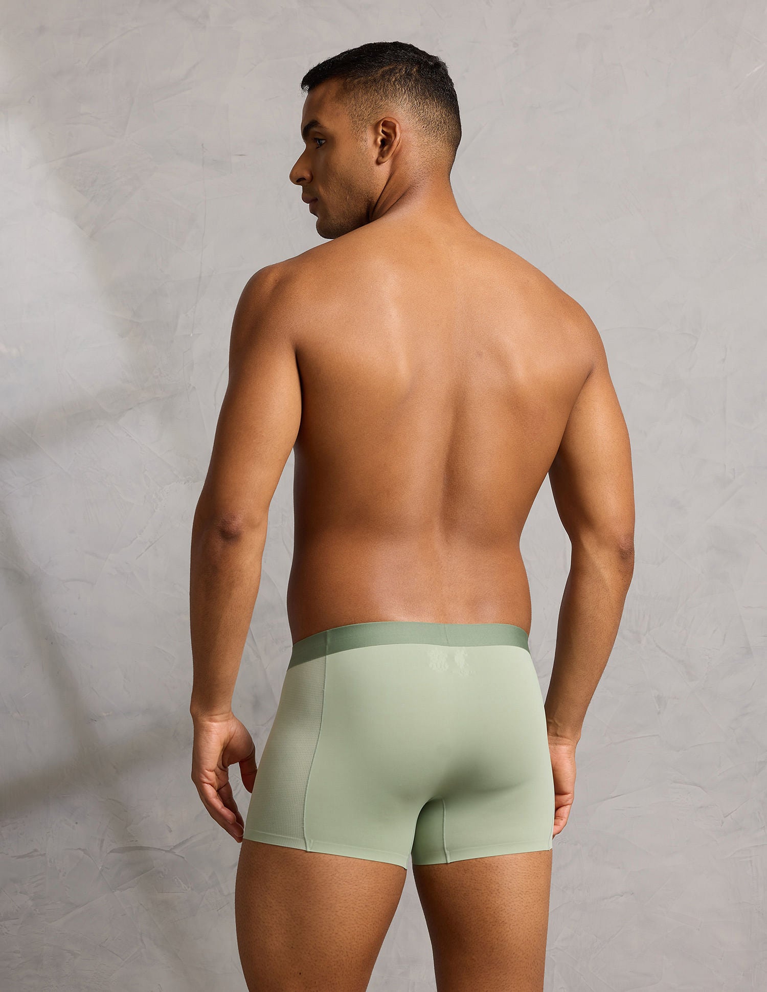 Micro Fibre Seamless High Stretch Trunk Pastel Green - U.S. POLO ASSN. | Large