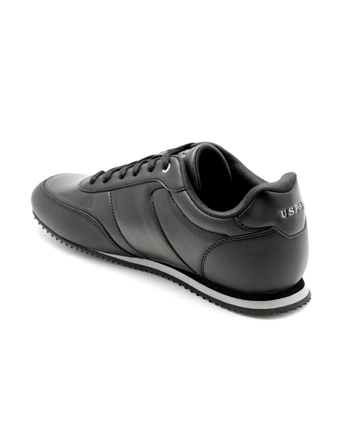 Men Marvin 2.0 Black Work Casuals Lace Up Shoes Black - U.S. Polo Assn. India | Large
