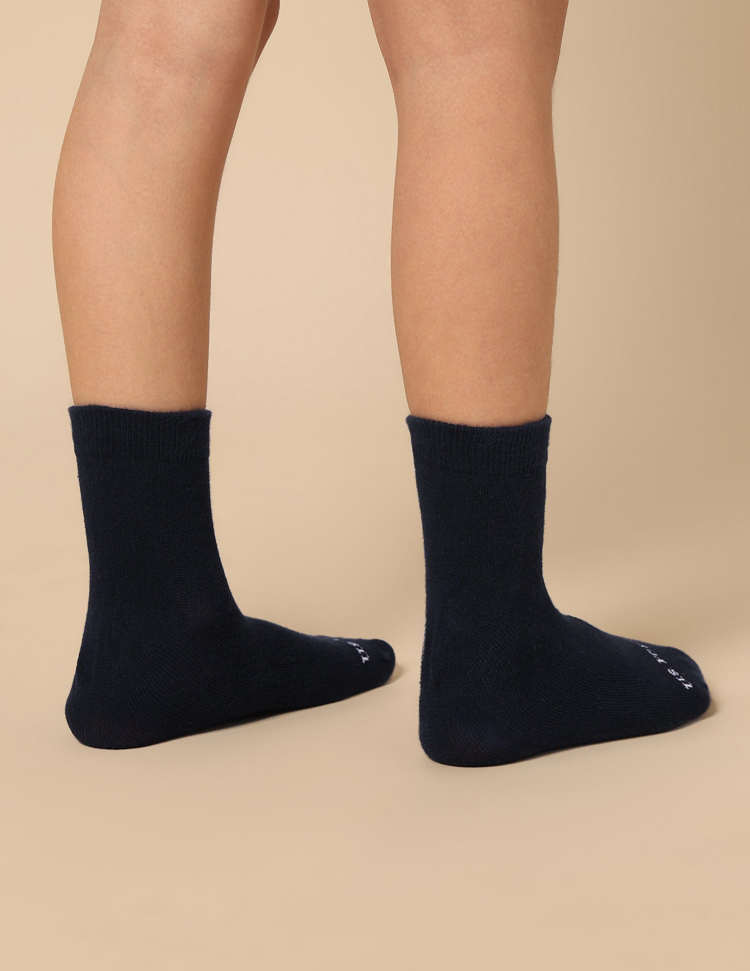 Boys High-Ankle Length KS002 Socks - Pack Of 3 Blue - U.S. POLO ASSN. | Large