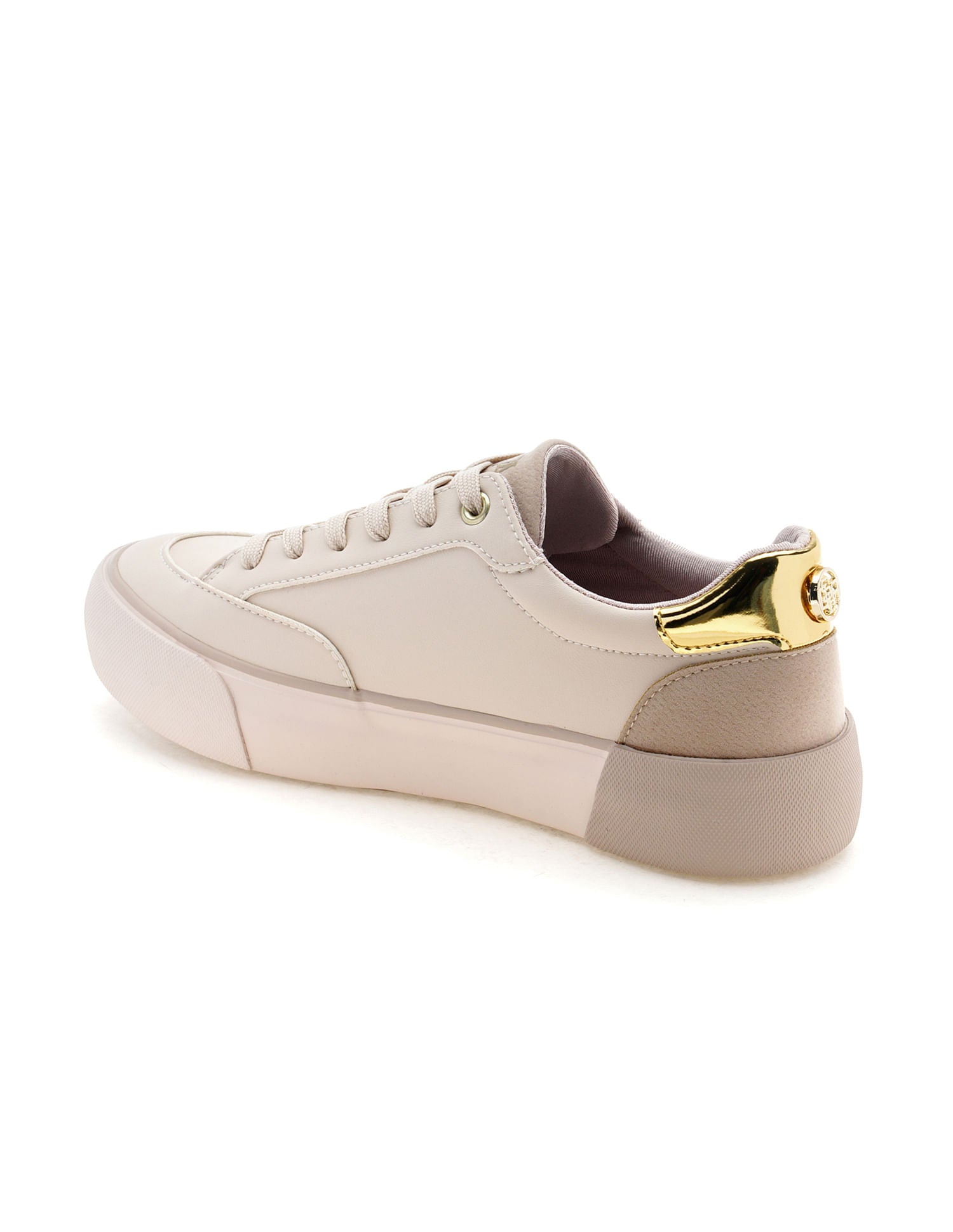 U.S. Polo Assn. Women Lydia 3.0 Round Toe Lace-Ups Sneakers Nude - U.S. POLO ASSN. | Large