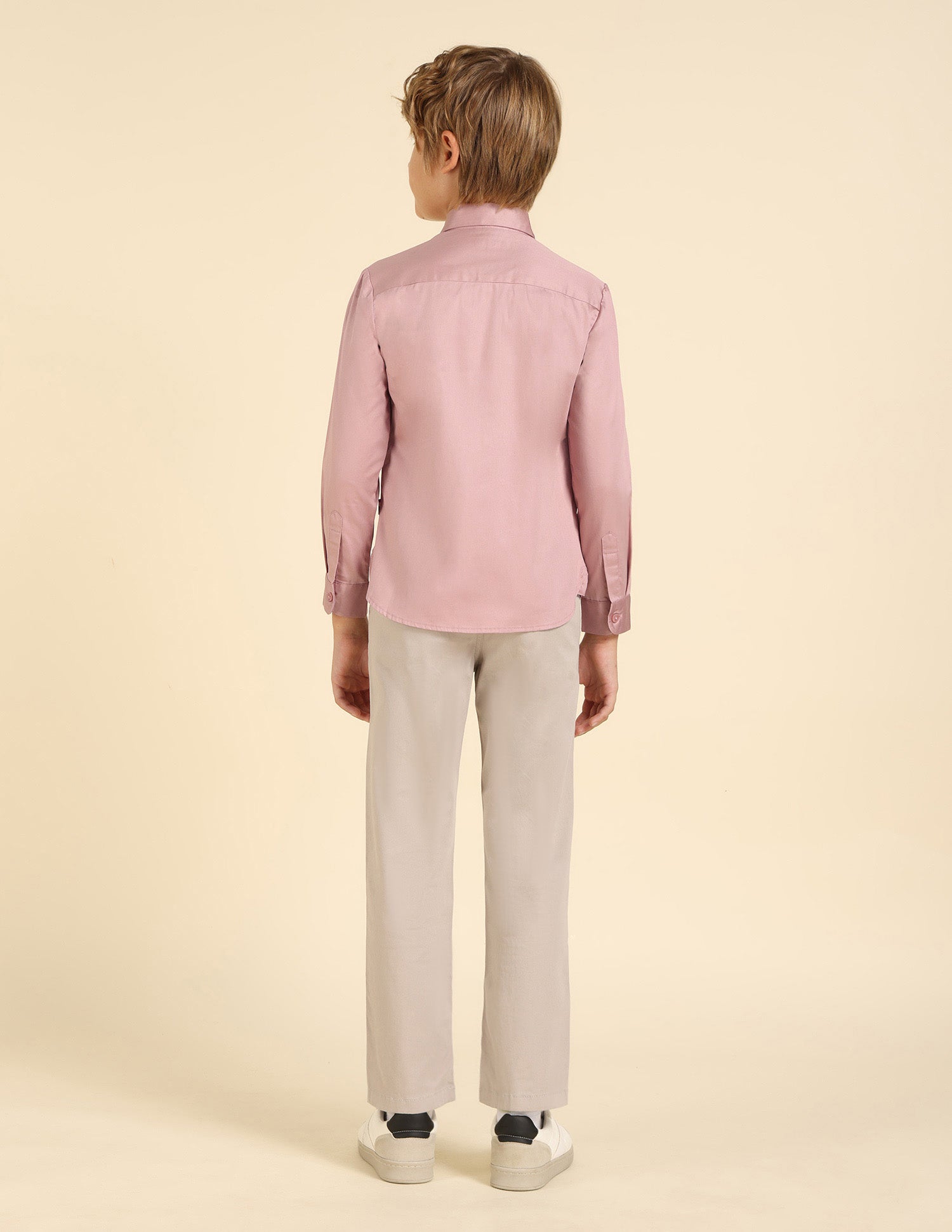 Boys Pure Cotton Regular Fit Shirt Lilac - U.S. POLO ASSN. | Large