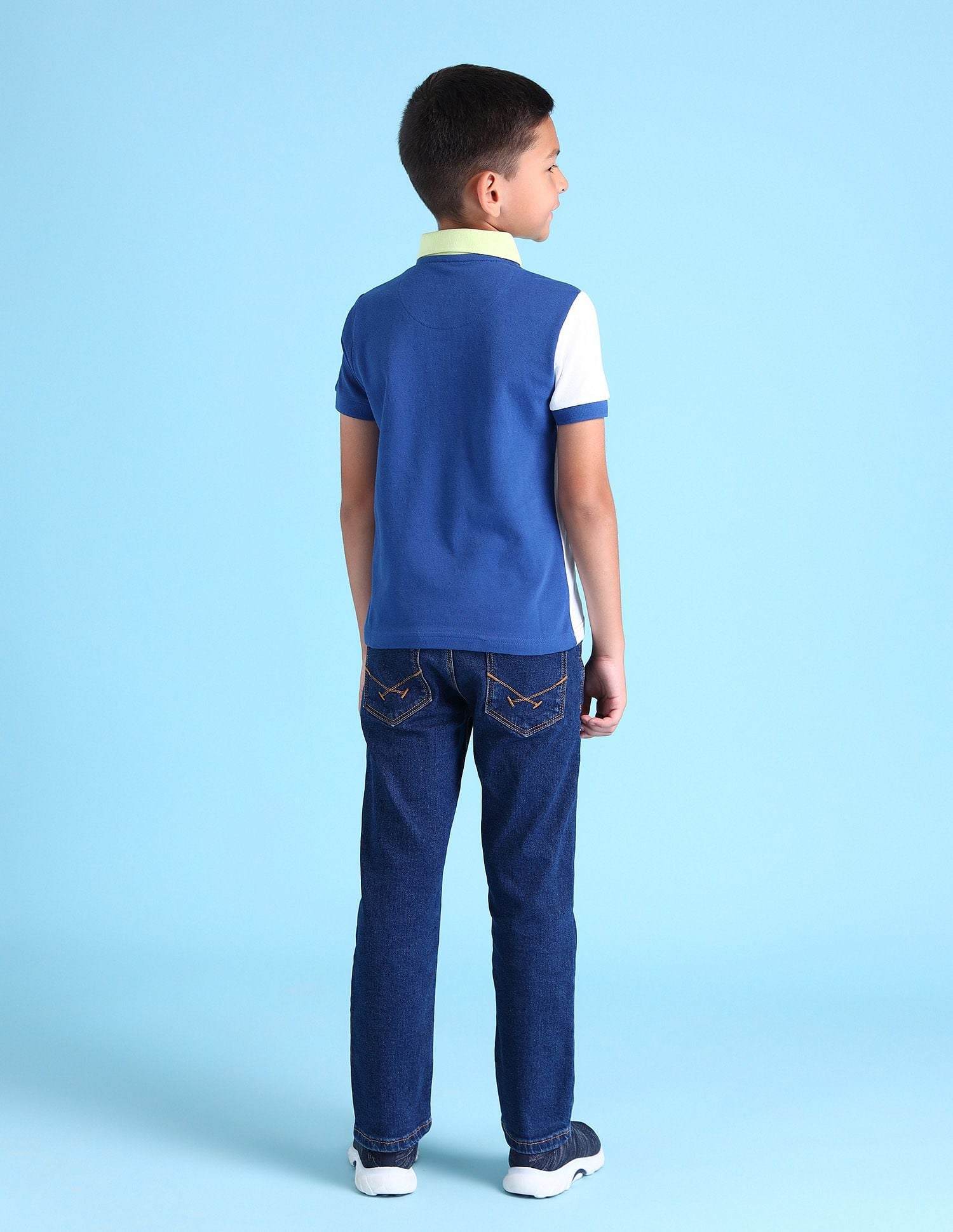 Boys Colourblocked Polo Shirt Light Yellow - U.S. POLO ASSN. | Large