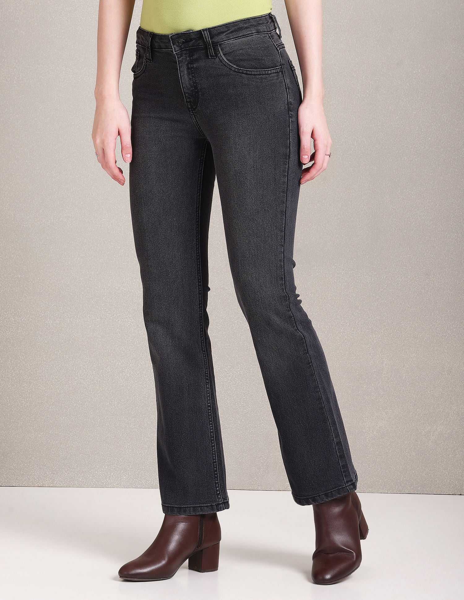 Mid Rise Bootcut Jeans Black - U.S. POLO ASSN. | Large