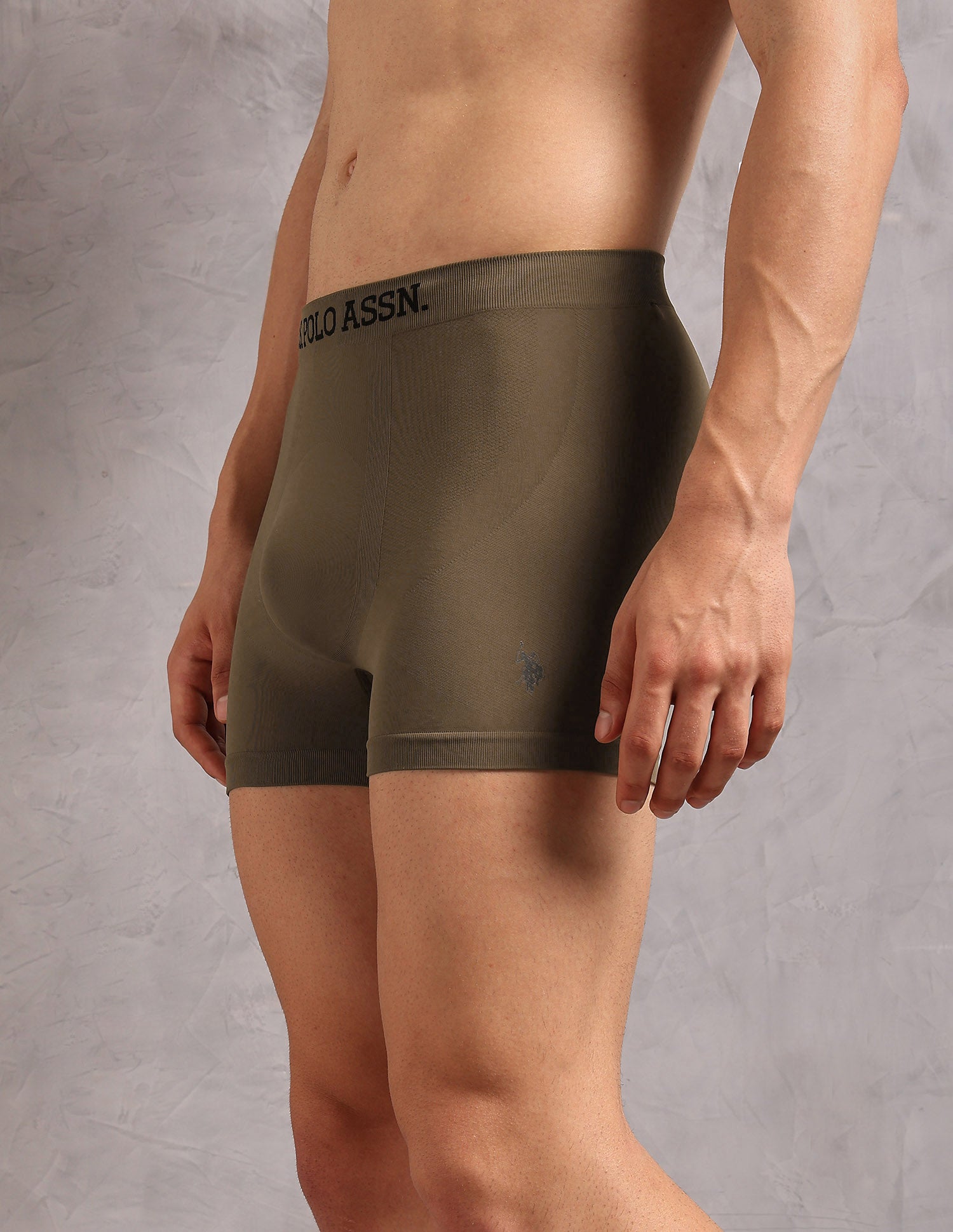 Breathable Stretch Comfort AT003 Trunks - Pack of 1 Brown - U.S. Polo Assn. India | Large