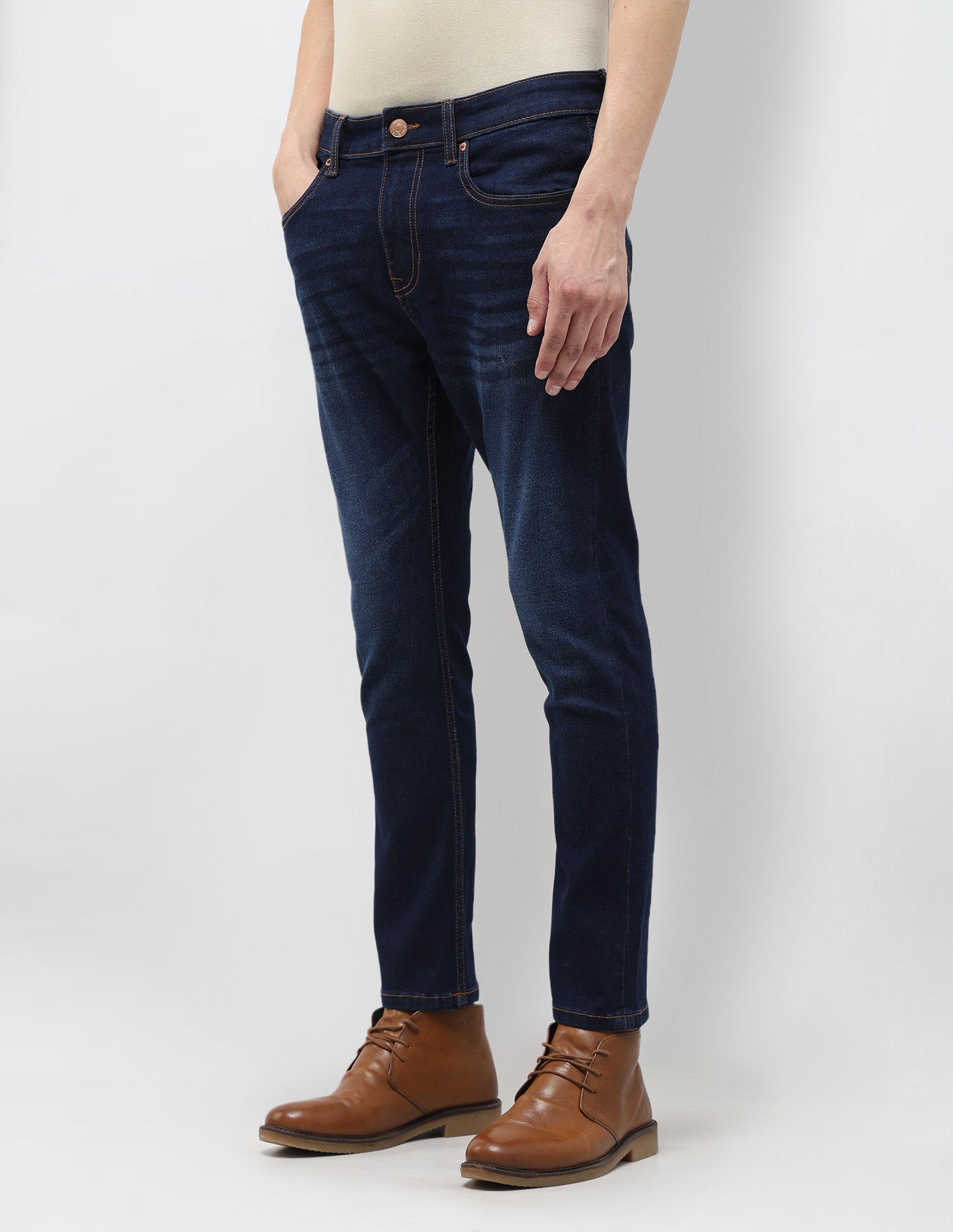 Henry Tapered Fit Blue Jeans Dark Indigo - U.S. Polo Assn. India | Large