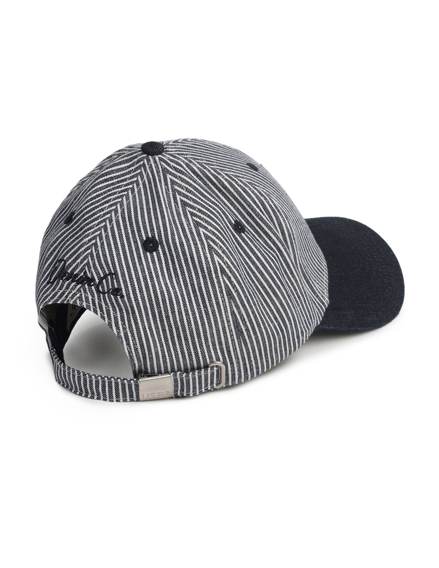 Vertical Striped Denim Cap Navy - U.S. Polo Assn. India | Large