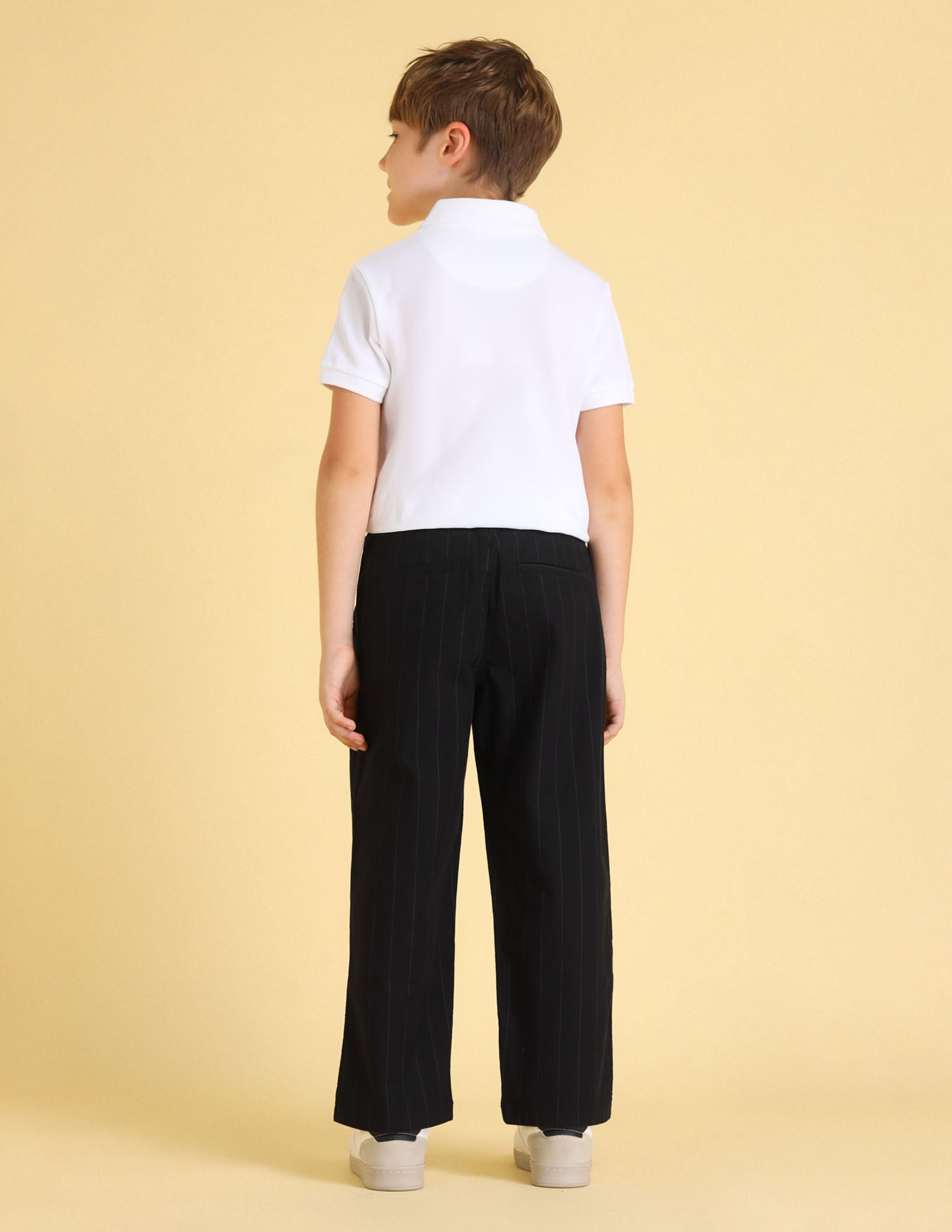 UKTRO0214 BLACK Boys Trousers Black - U.S. POLO ASSN. | Large