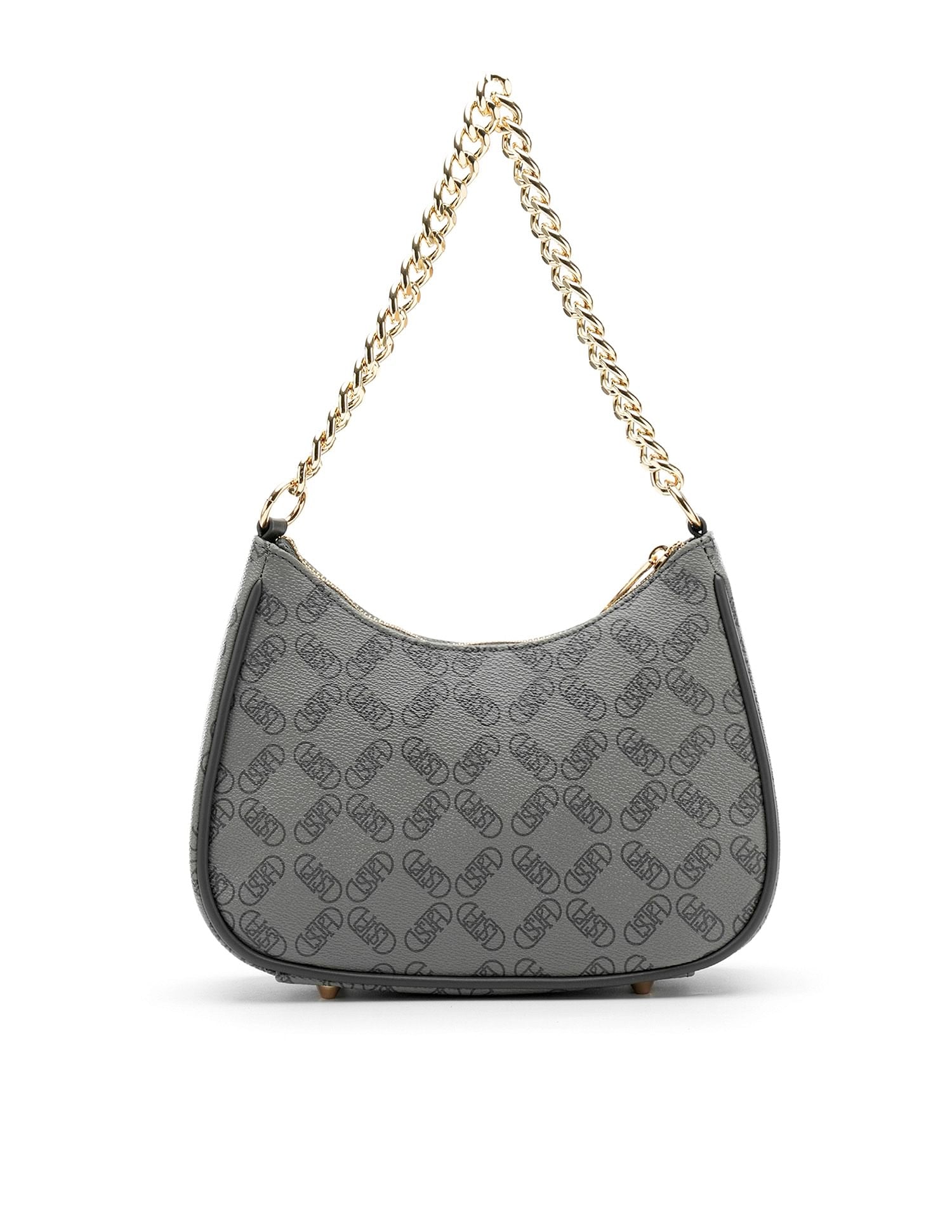 Cathay Monogram Shoulder Bag Grey - U.S. POLO ASSN. | Large