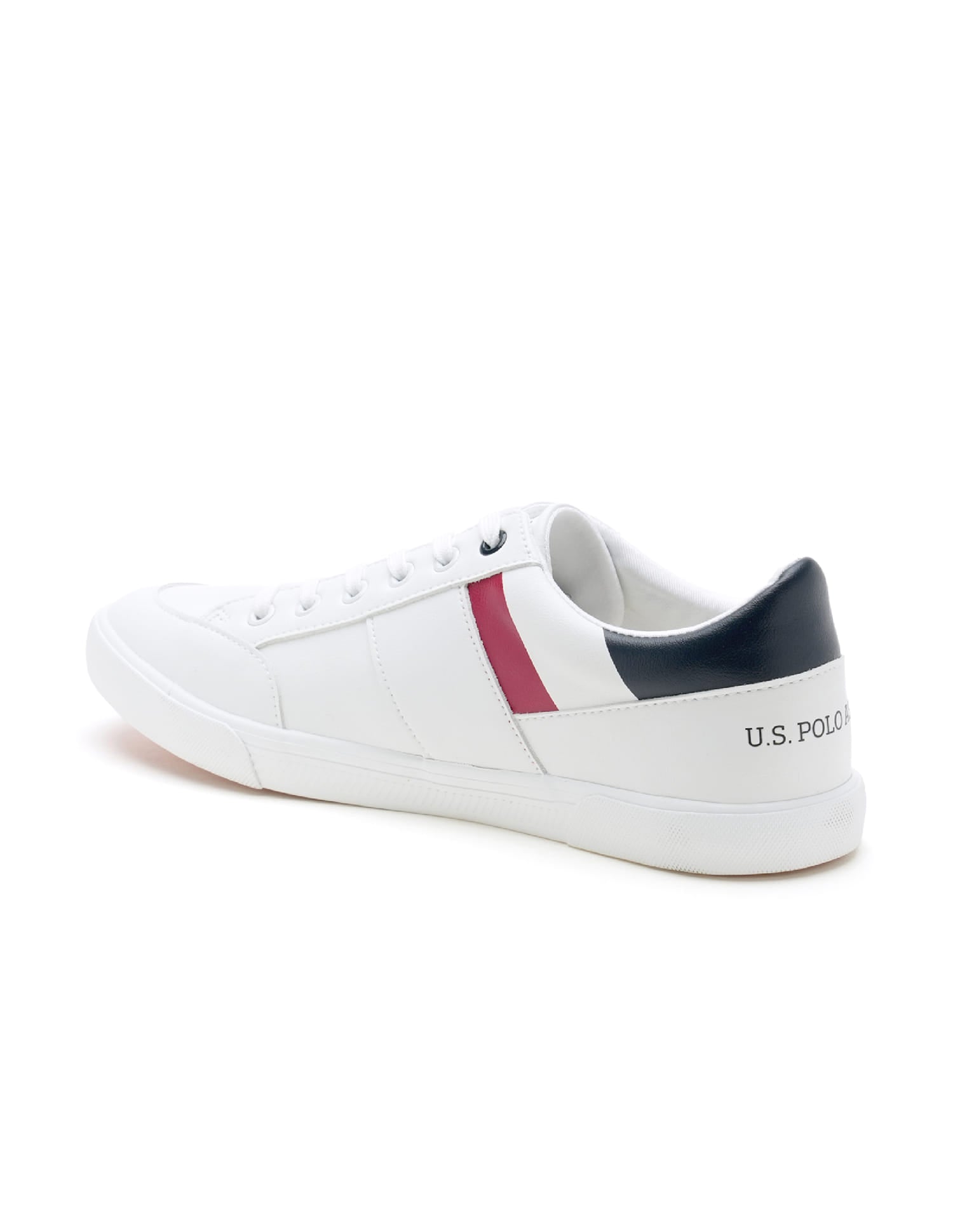 Men Brand Stripe Narlin Sneakers White - U.S. Polo Assn. India | Large