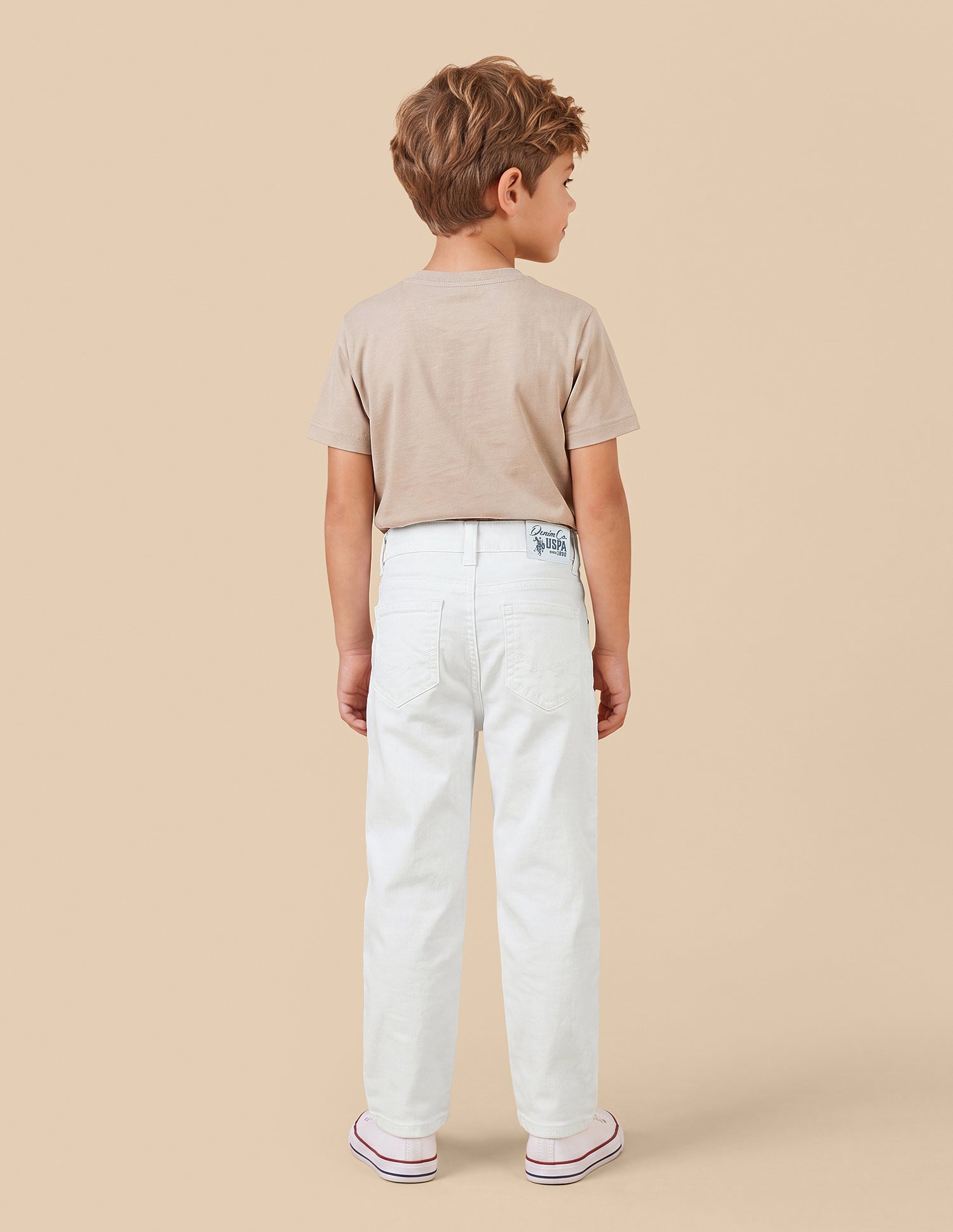 Baggy Fit White Jeans White - U.S. Polo Assn. India | Large