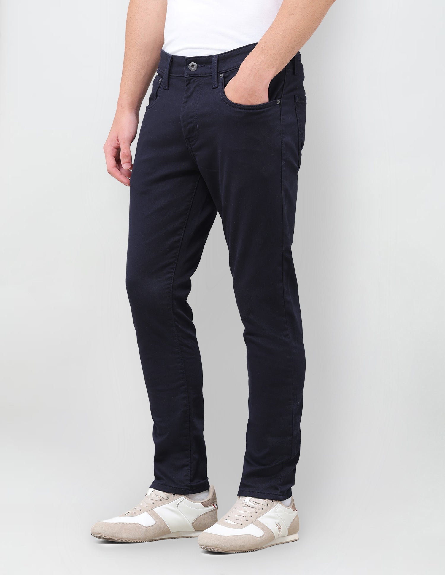 Henry Tapered Fit Blue Jeans Navy - U.S. Polo Assn. India | Large