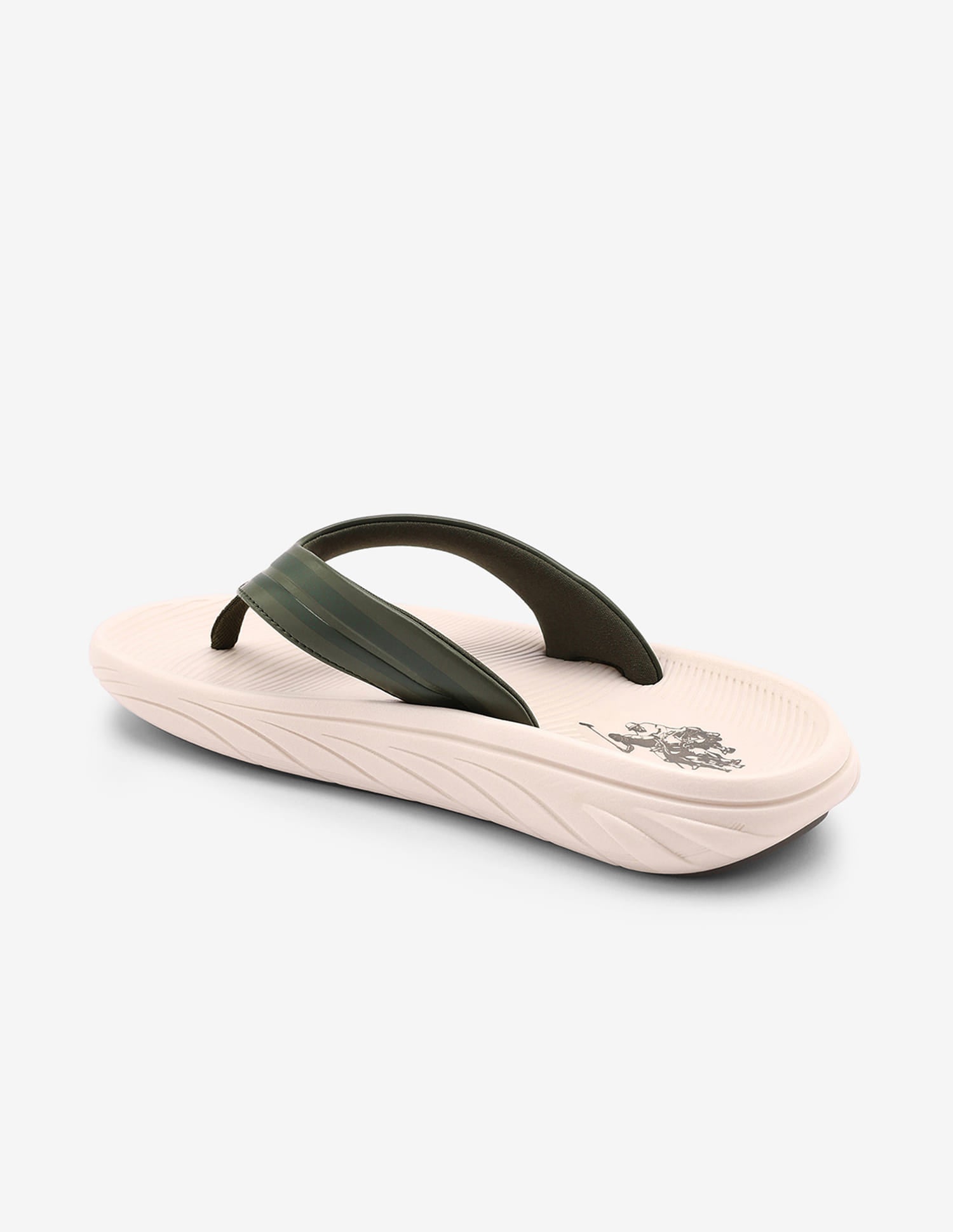 Broad Strap Celtic Flip Flops Olive - U.S. Polo Assn. India | Large
