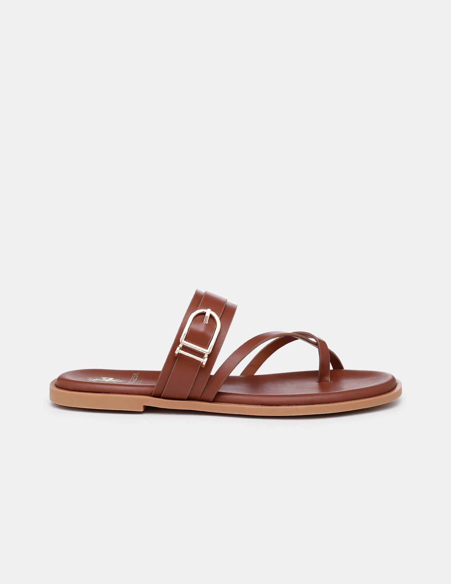 Women Relien One Toe Sandals Tan - U.S. Polo Assn. India | Large