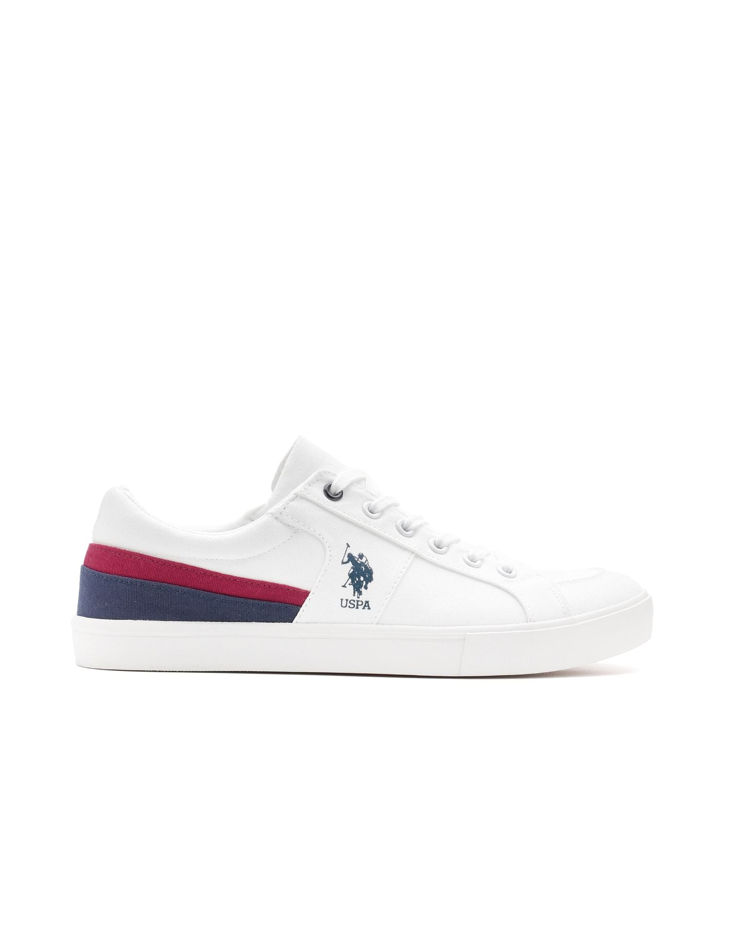 Men Clarkin 4.0 Colourblocked Sneakers Off White - U.S. Polo Assn. India | Large
