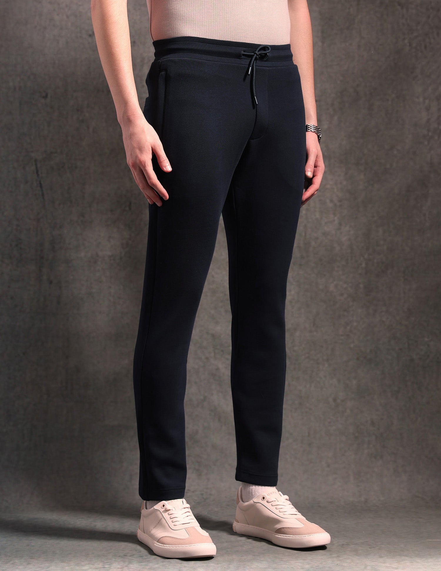 Mid Rise Black & Gold Track Pants Navy - U.S. POLO ASSN. | Large