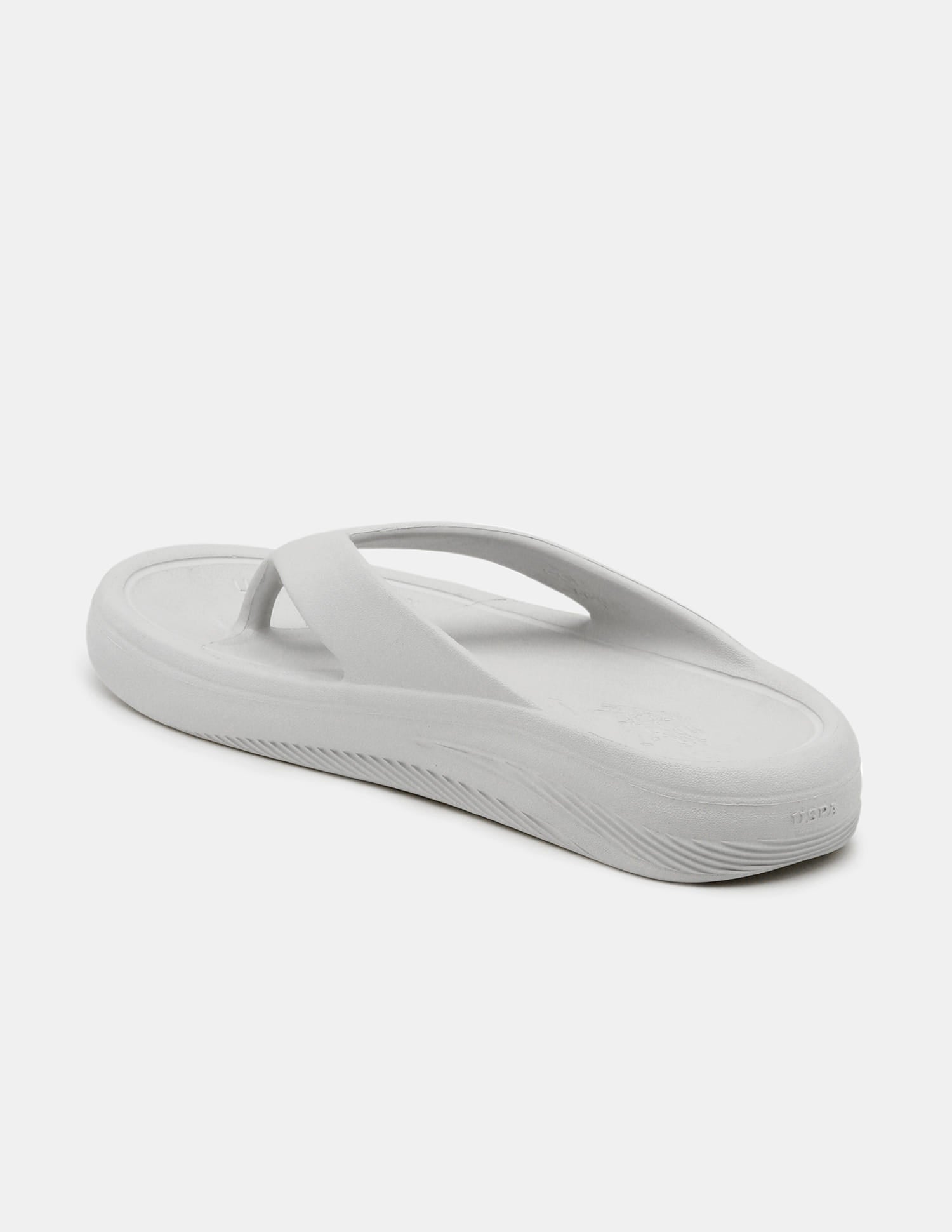 Men Cole V-Strap Flip Flops Grey - U.S. Polo Assn. India | Large