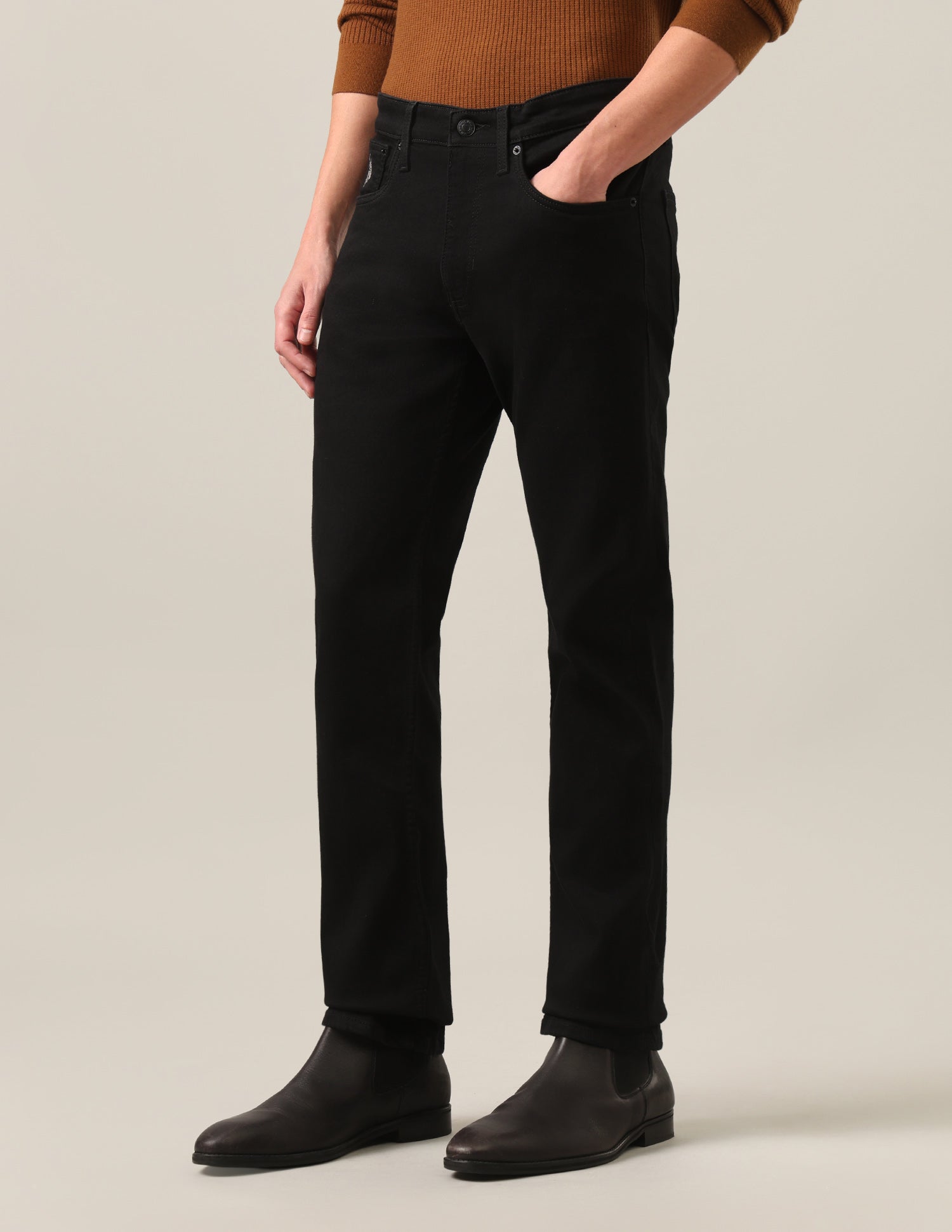 Harold Slim Straight Fit Black Jeans Black - U.S. Polo Assn. India | Large
